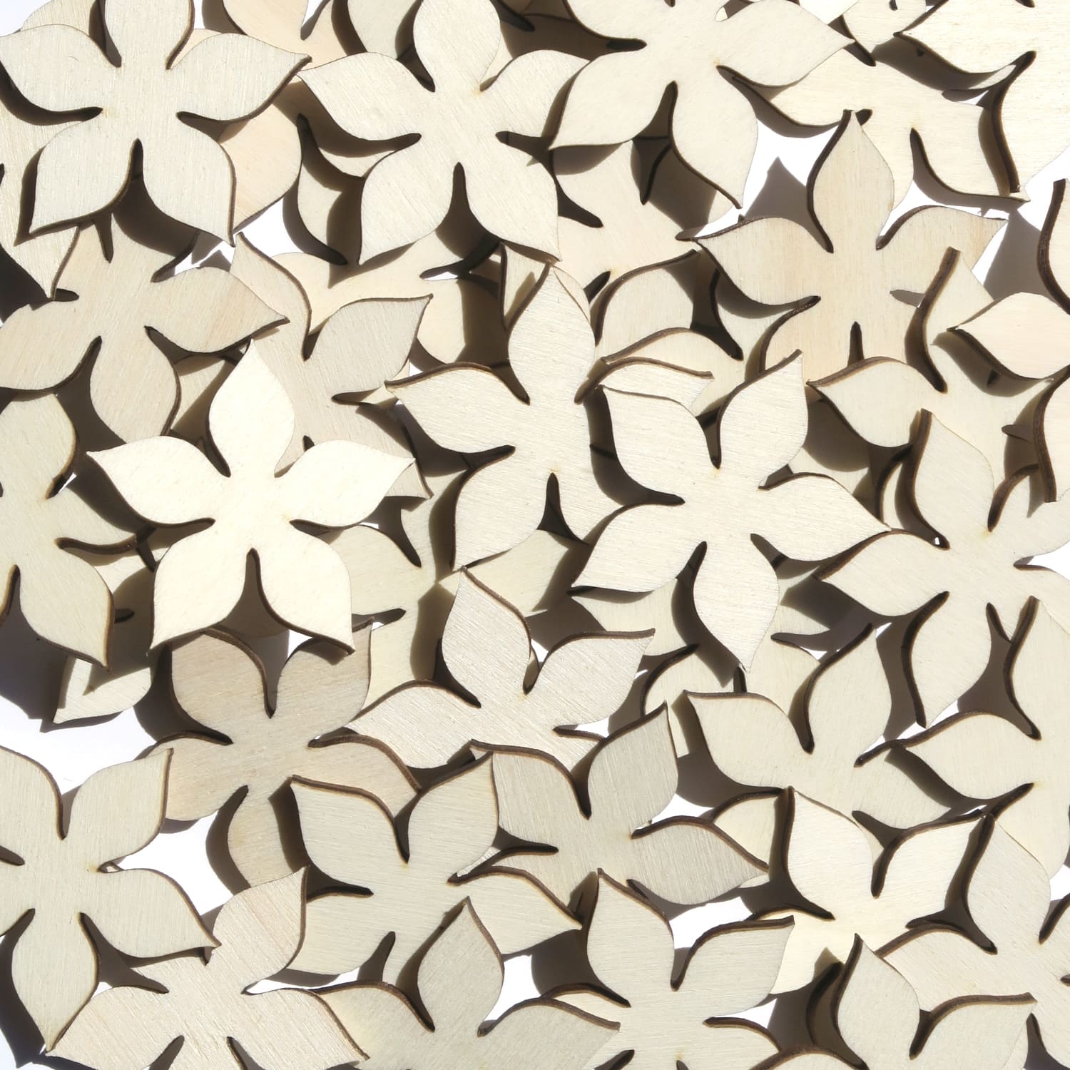 Enzian Blume Streudeko Holz Zuschnitt 1-10cm
