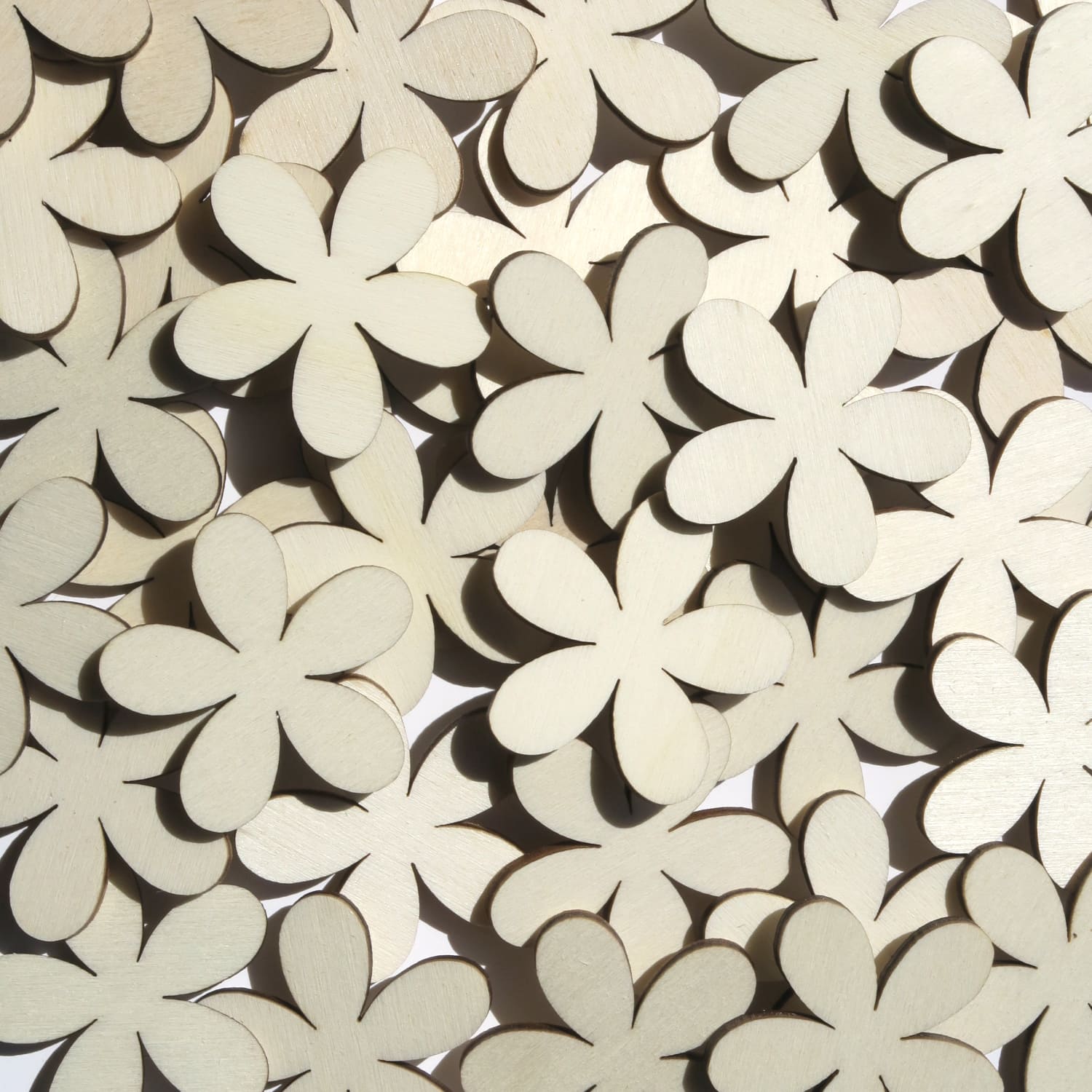 Plumeria Blume Streudeko Holz Zuschnitt 1-10cm