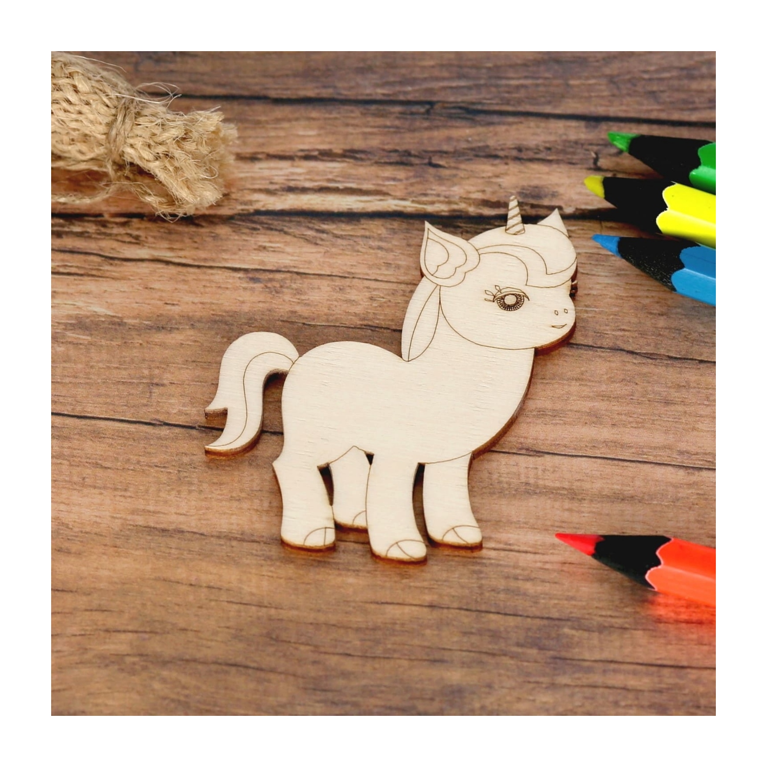 Einhorn Unicorn V1 Holz Zuschnitt 5-40cm