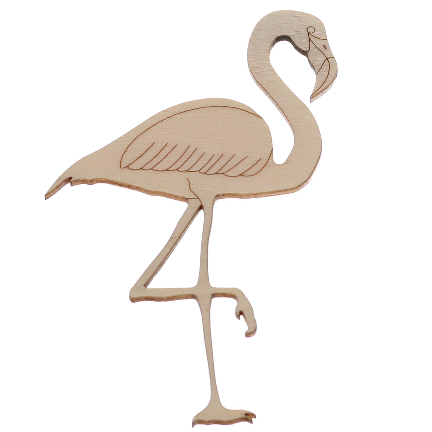 Flamingo Holz Zuschnitt 5-40cm