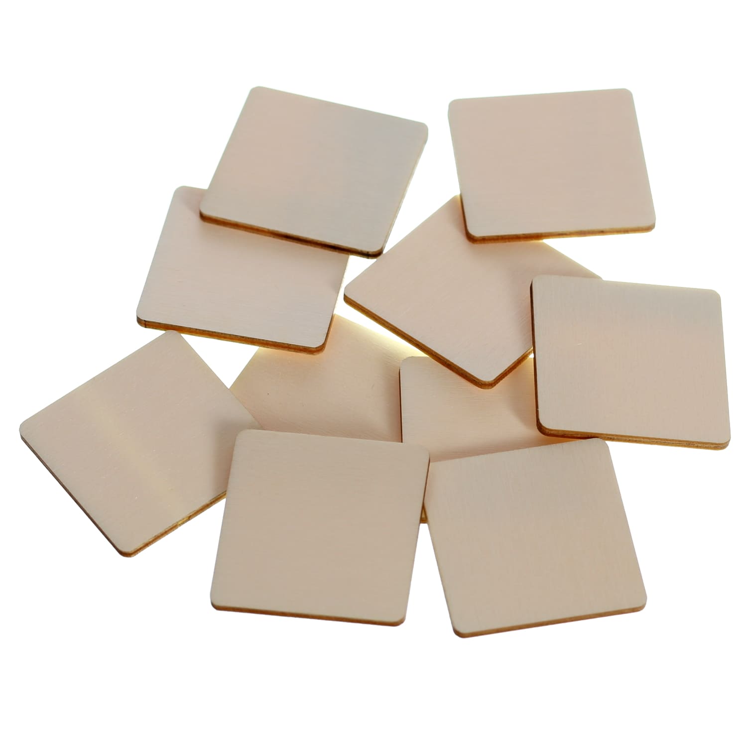 Quadrat gerundet Holz Zuschnitt 1-60cm