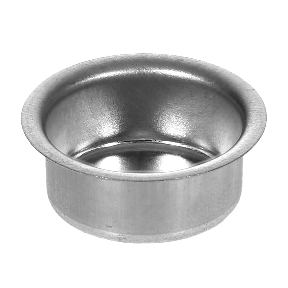 Kerzenhalter Silber 22mm - Kerzen Tülle für Standard Kerzen, Stabkerzen