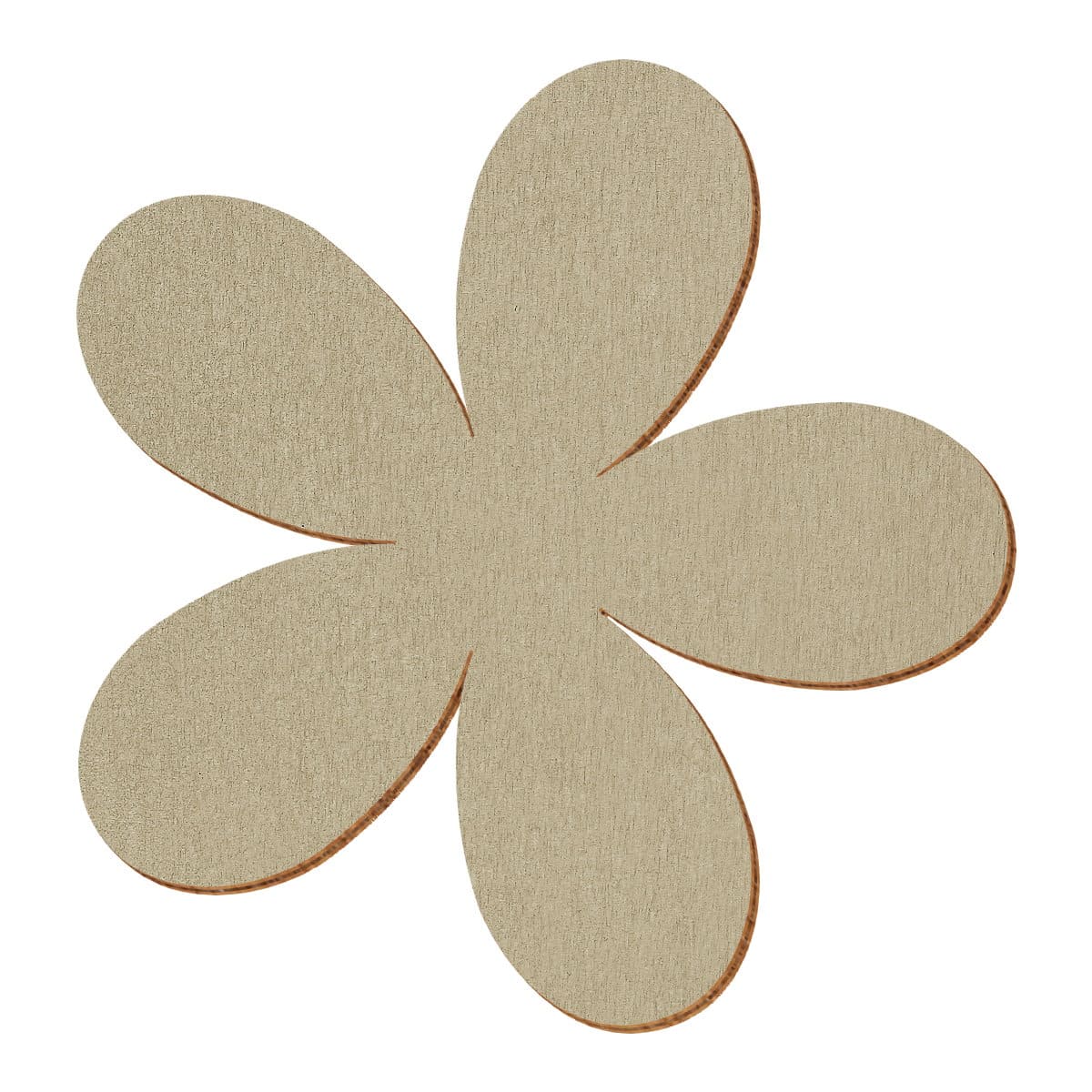 Plumeria Bronze Holz Zuschnitt 2-10cm