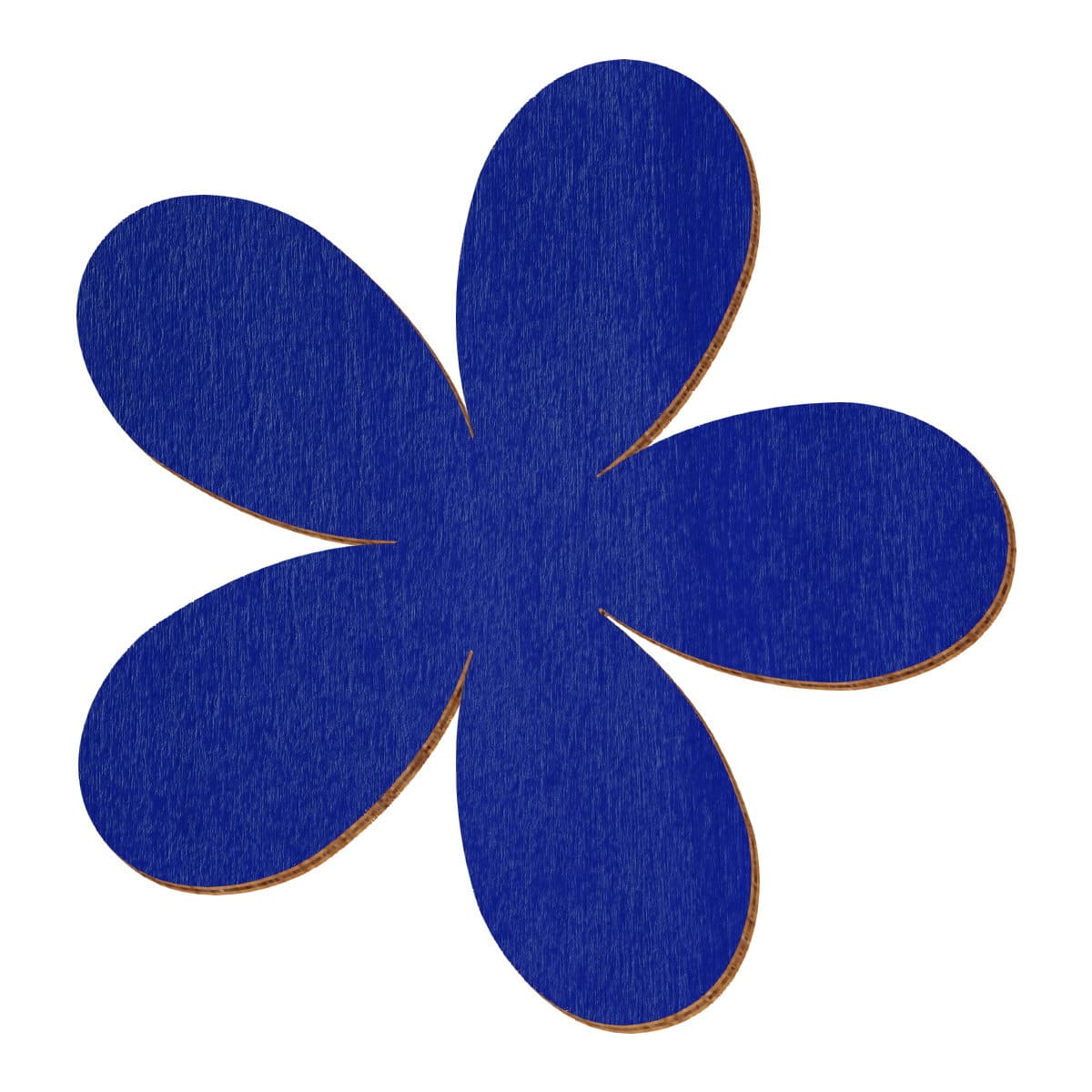 Plumeria Dunkelblau Holz Zuschnitt 2-10cm