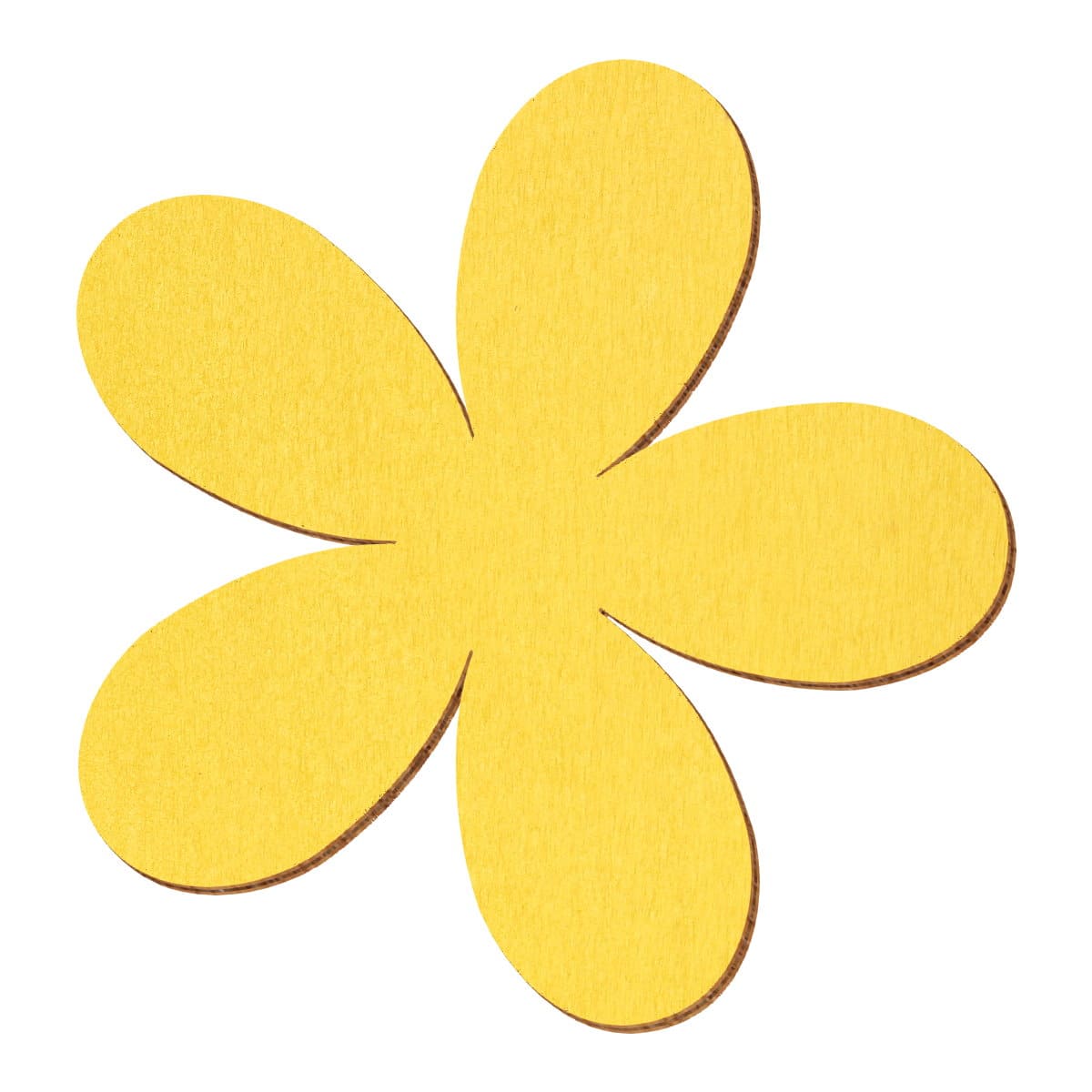 Plumeria Gelb Holz Zuschnitt 2-10cm