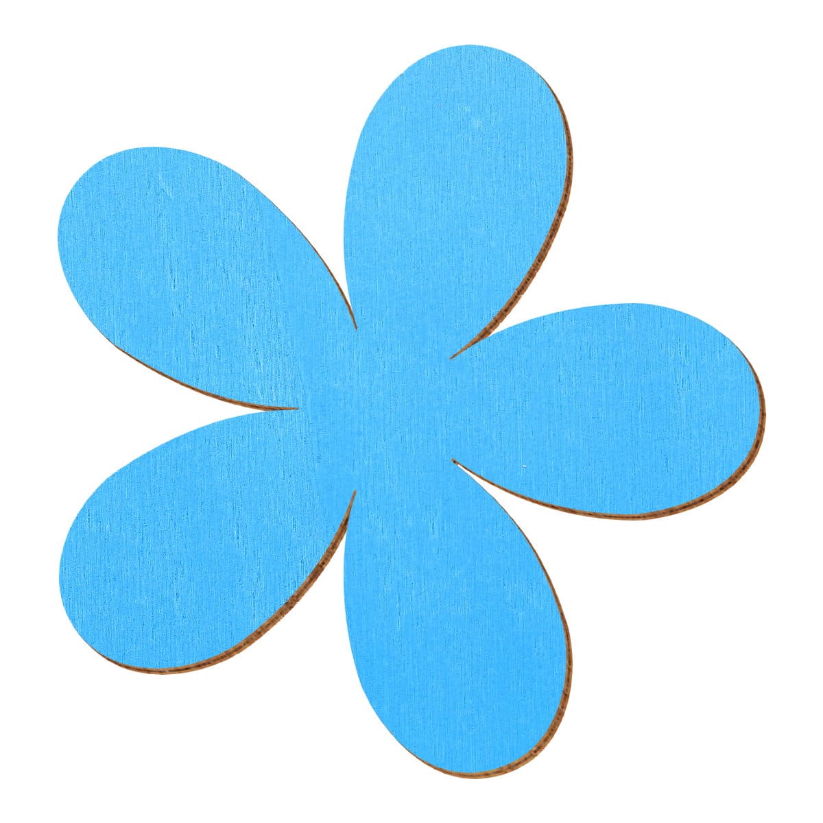 Plumeria Hellblau Holz Zuschnitt 2-10cm