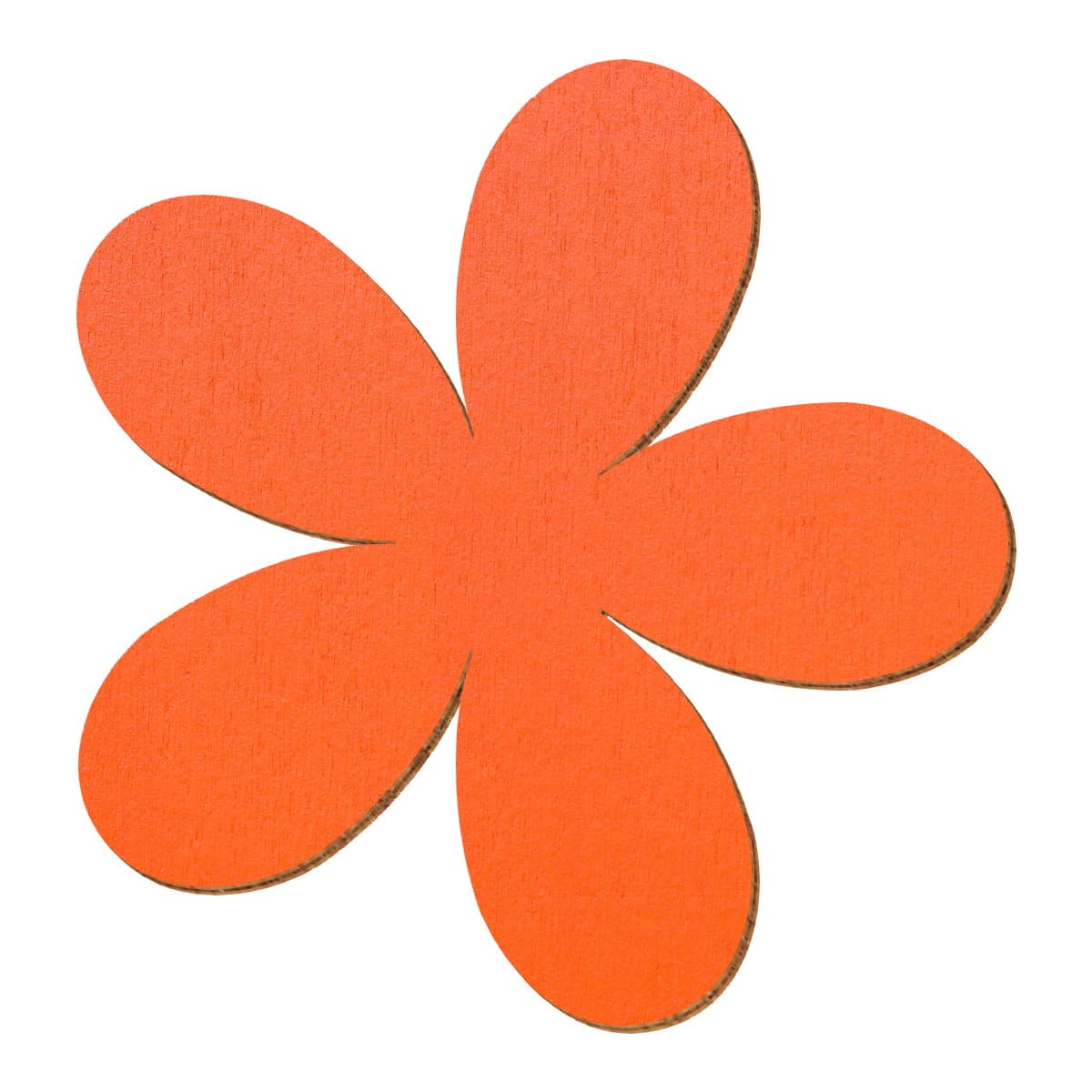 Plumeria Orange Holz Zuschnitt 2-10cm