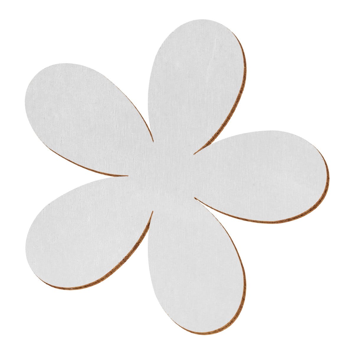 Plumeria Silbern Holz Zuschnitt 2-10cm