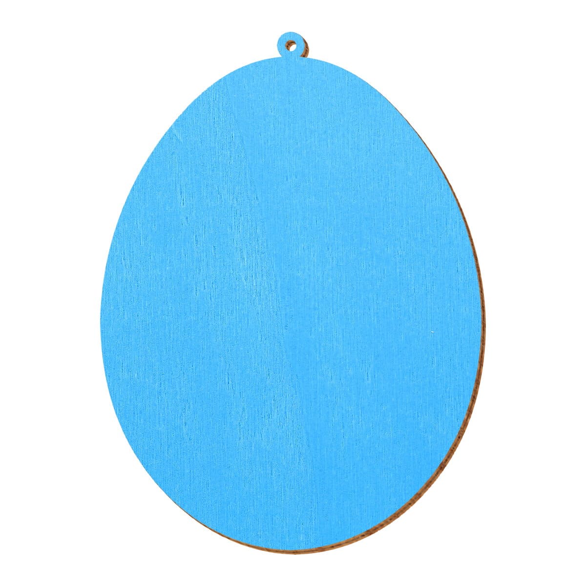 Ostereier Hellblau Holz Zuschnitt 2-10cm