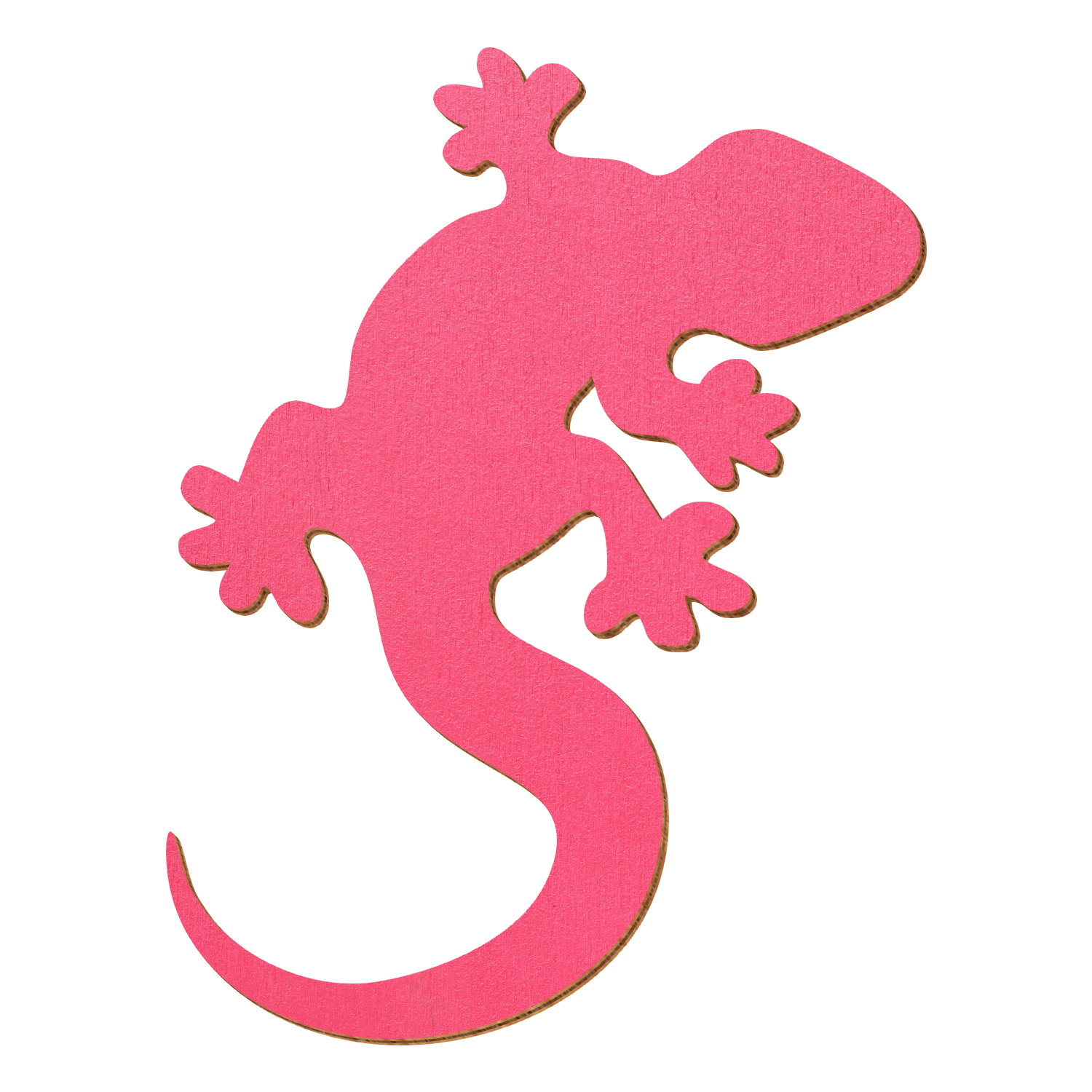 Gecko Pinker Holz Zuschnitt 4-10cm