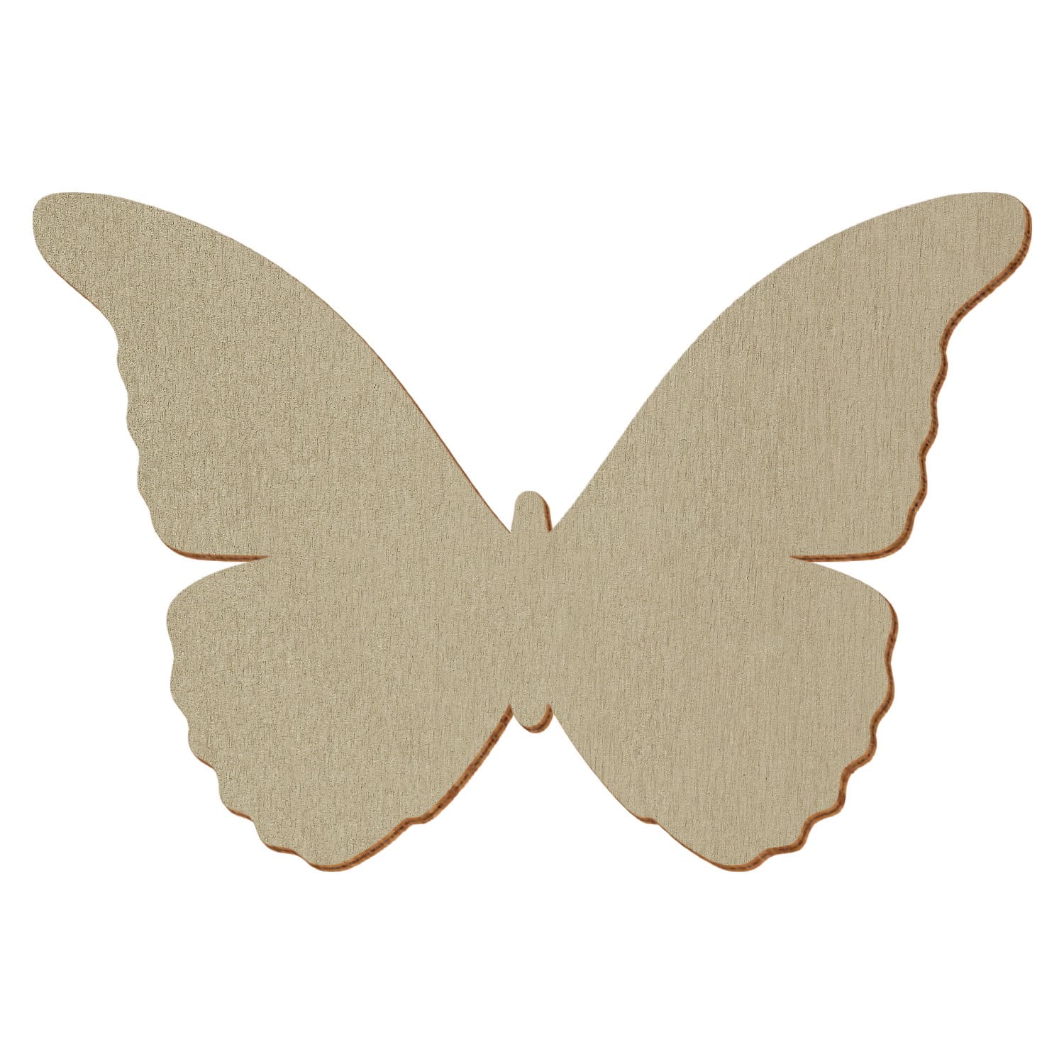 Schmetterling Bronze Holz Zuschnitt 3-50cm