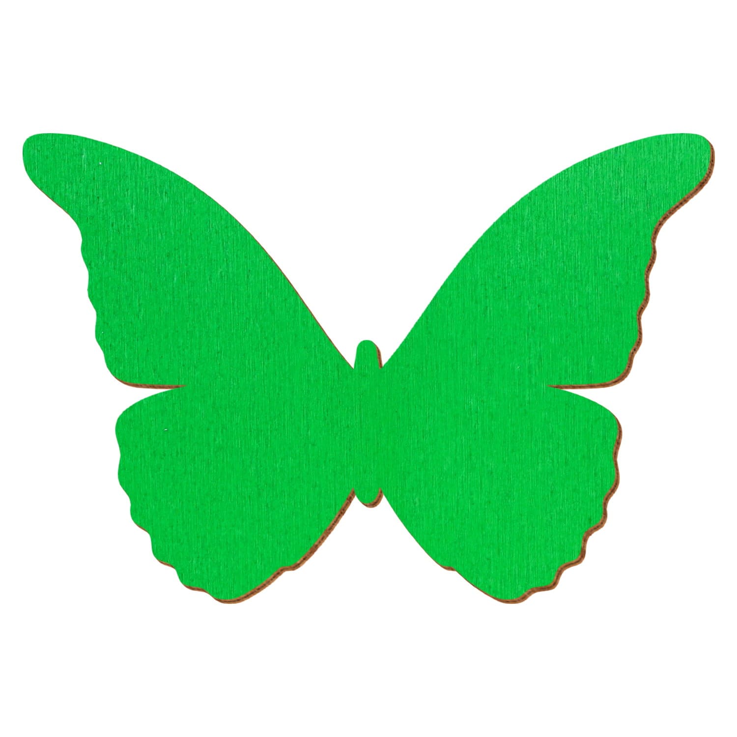 Schmetterling Grün Holz Zuschnitt 3-50cm