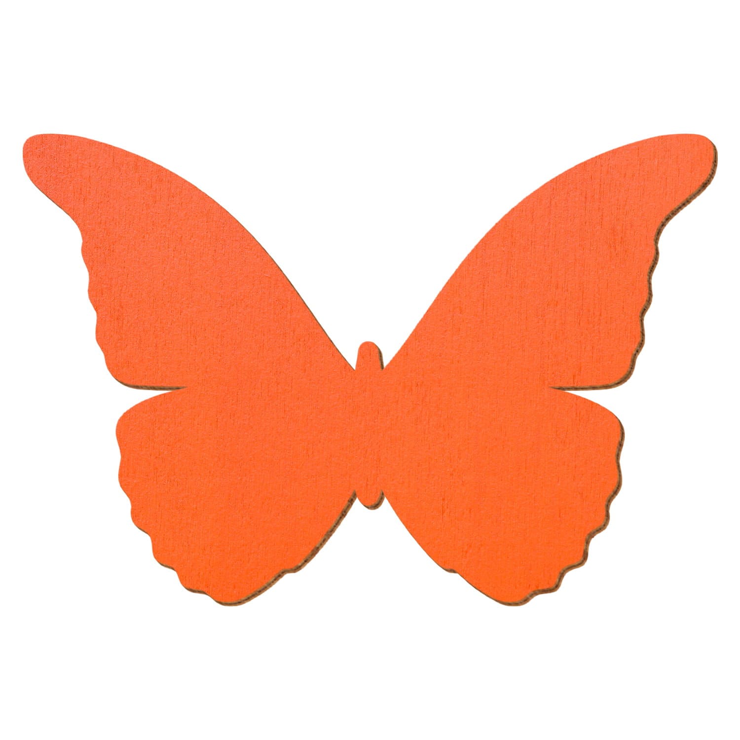 Schmetterling Orange Holz Zuschnitt 3-50cm
