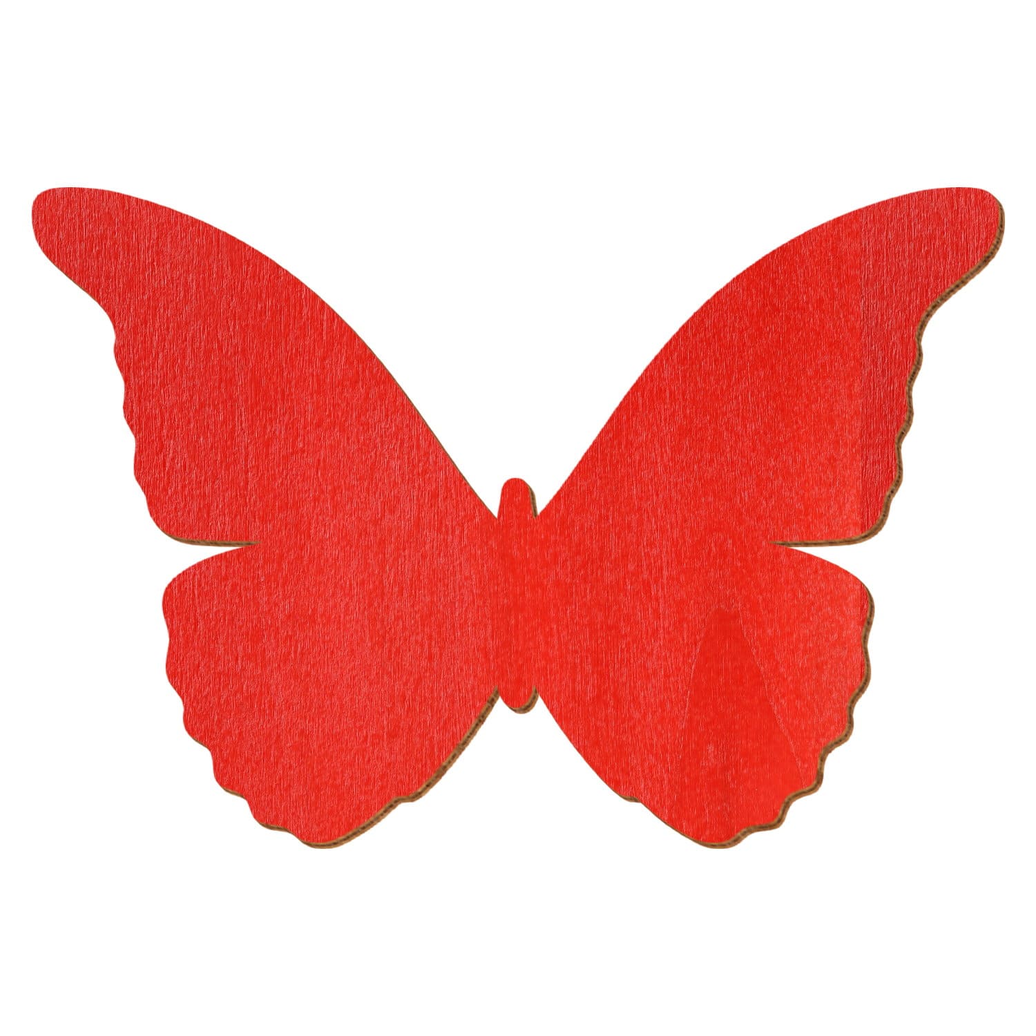 Schmetterling Rot Holz Zuschnitt 3-50cm