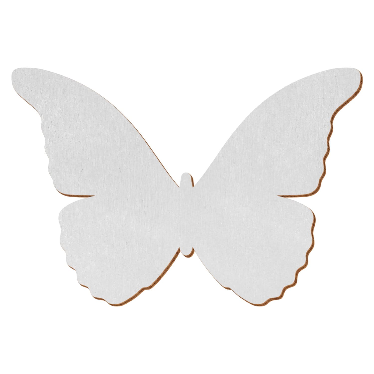 Schmetterling Silbern Holz Zuschnitt 3-50cm