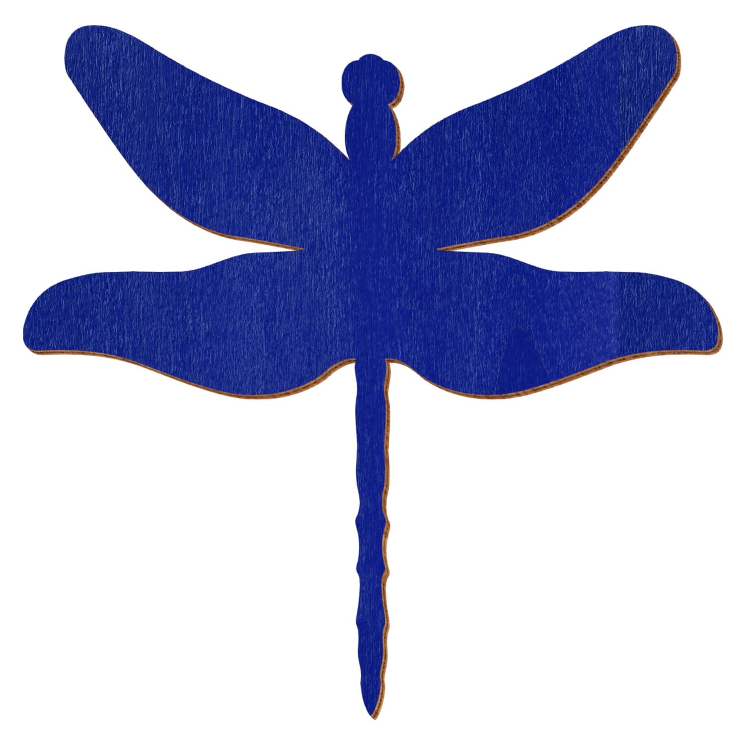 Libelle Blau Holz Zuschnitt 3-50cm
