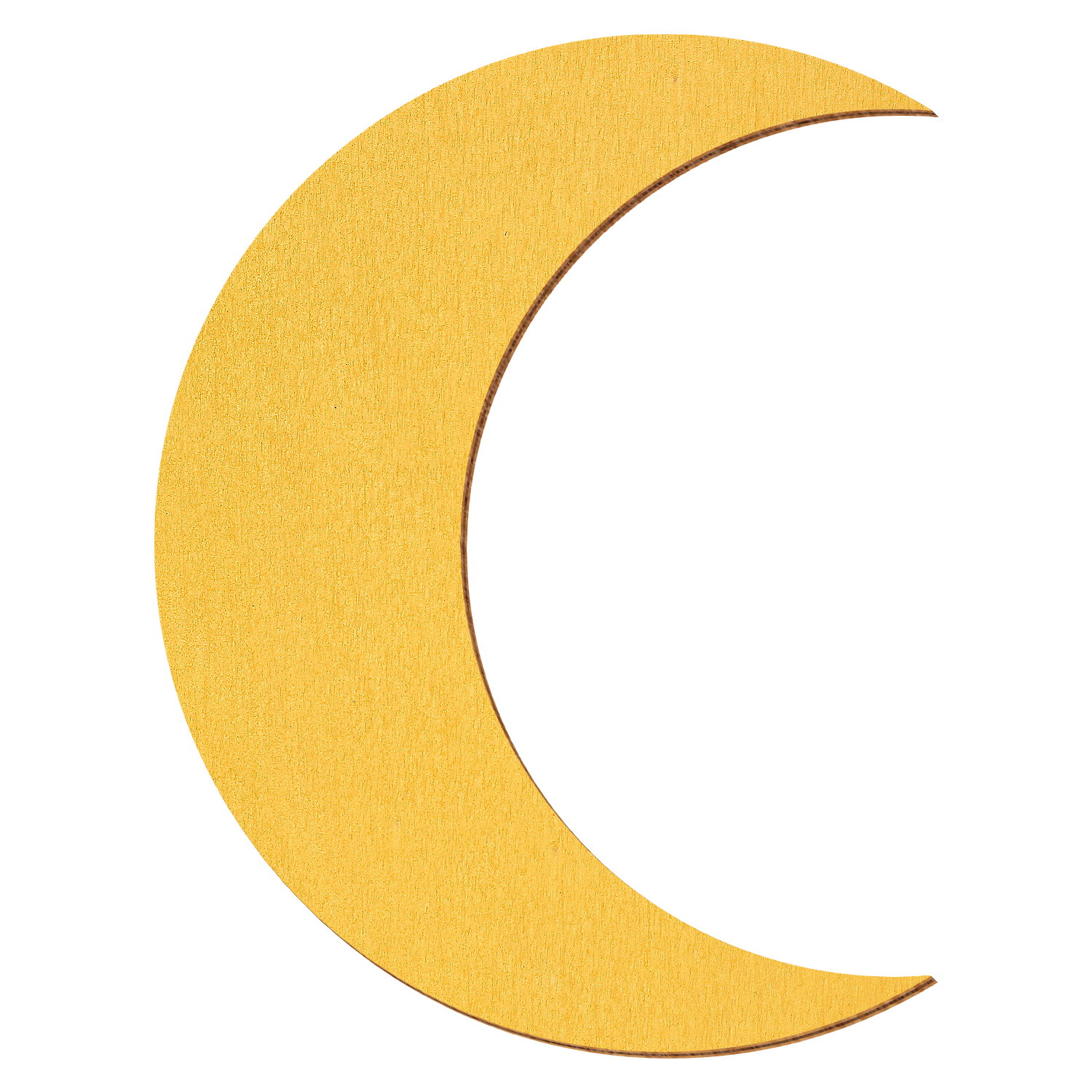 Mond Golden Holz Zuschnitt 3-50cm