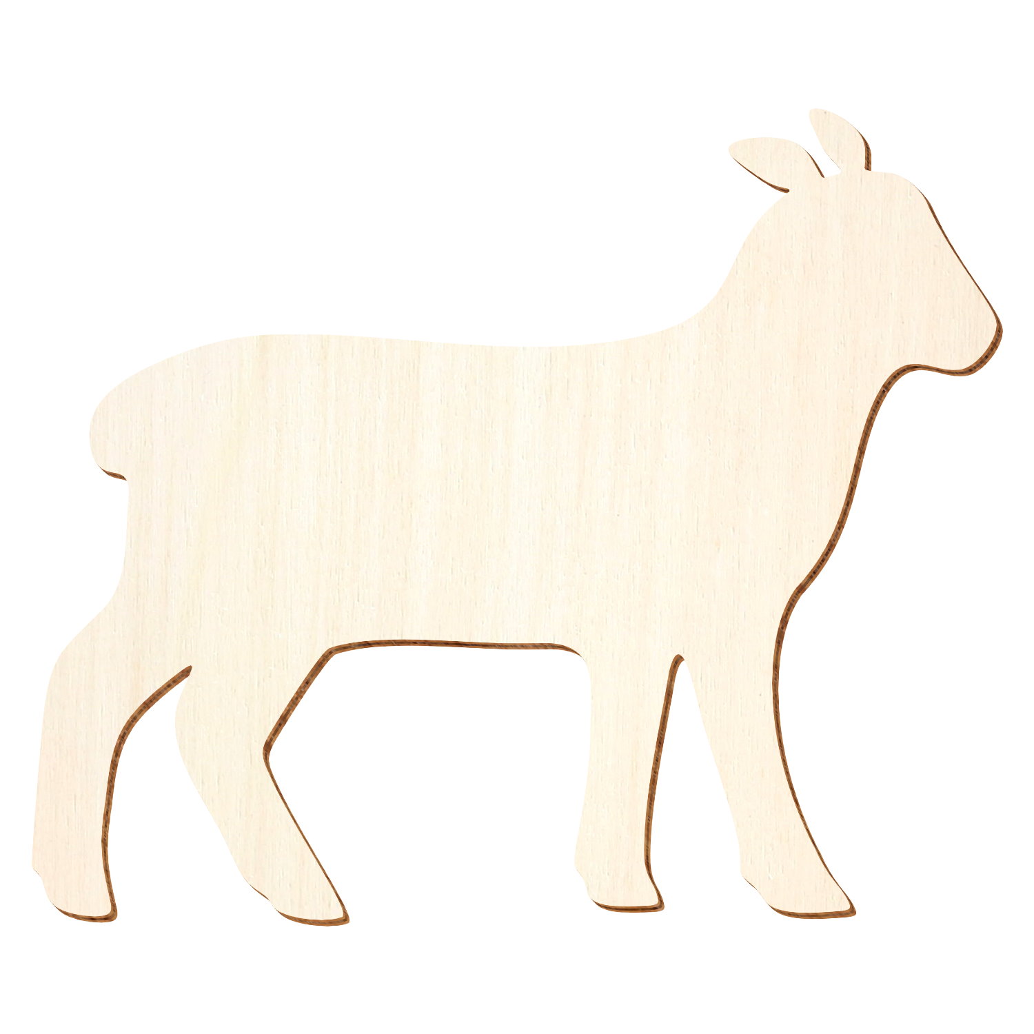 Lamm V1 Osterlamm Holz Zuschnitt 3-50cm