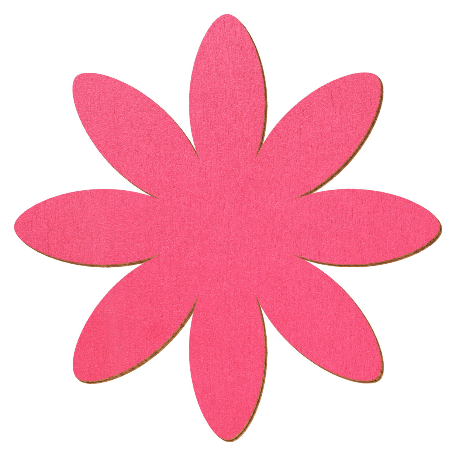 Margerite Pink Holz Zuschnitt 3-50cm