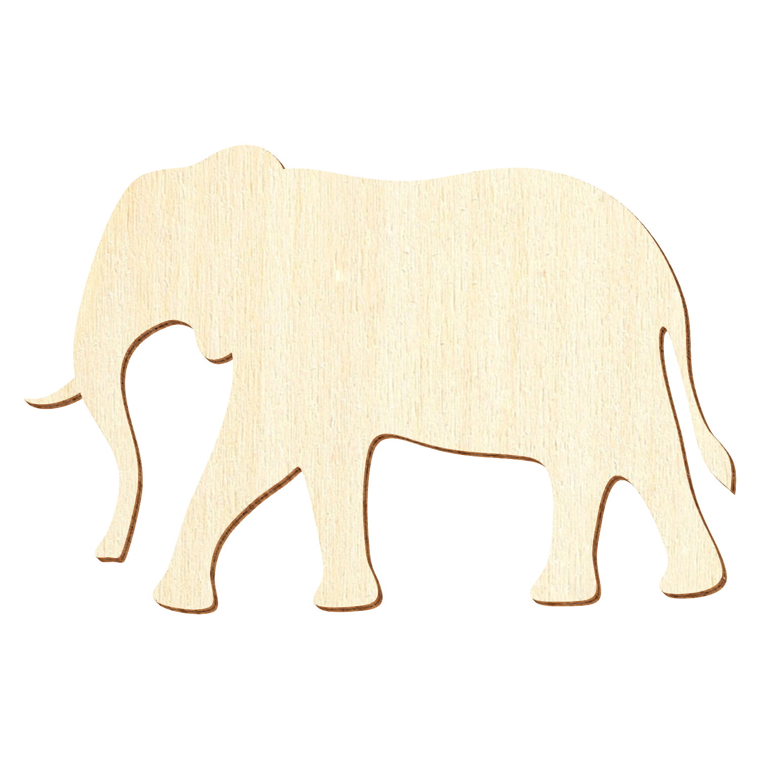 Elefant Holz Zuschnitt 3-50cm