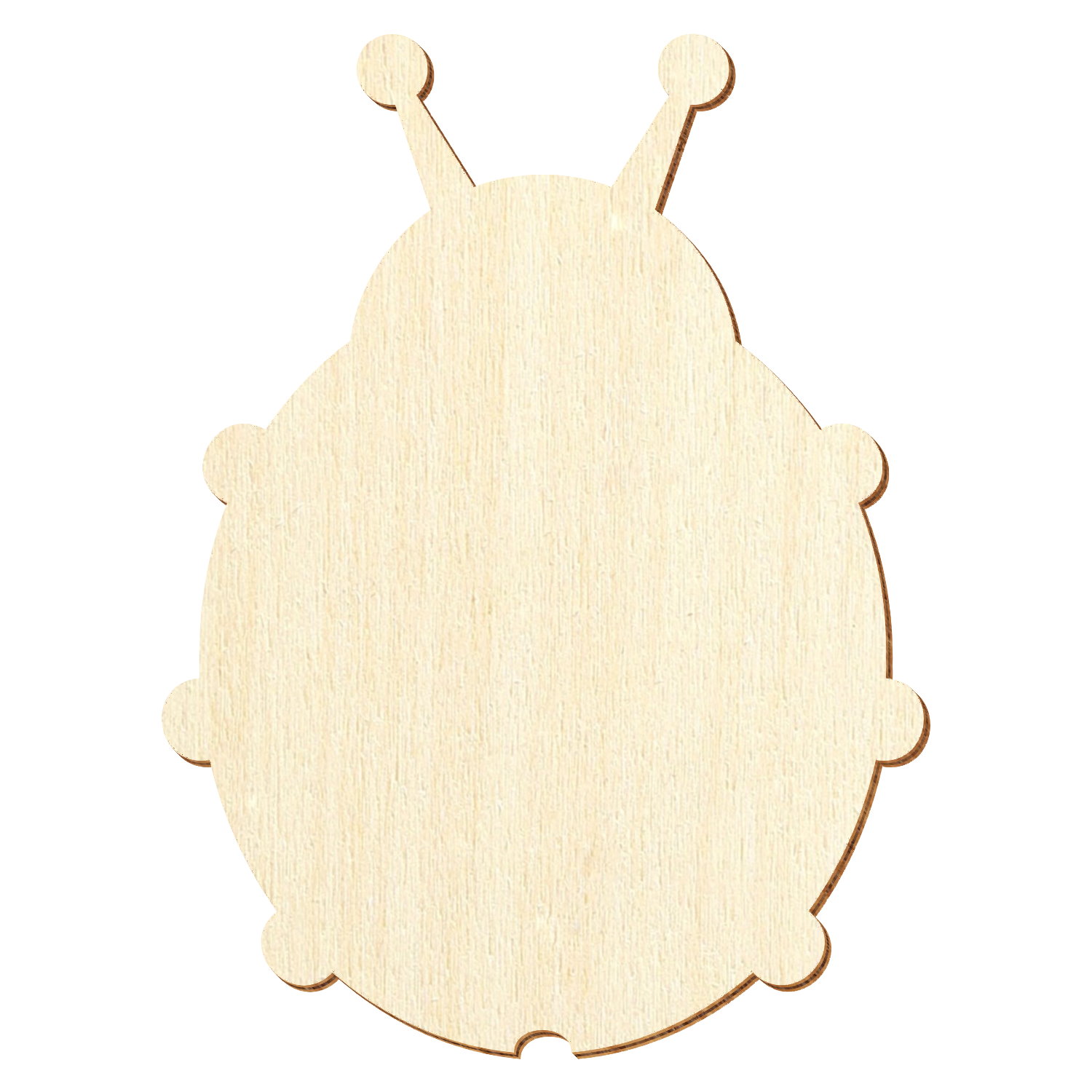 Marienkäfer V1 Holz Zuschnitt 3-50cm