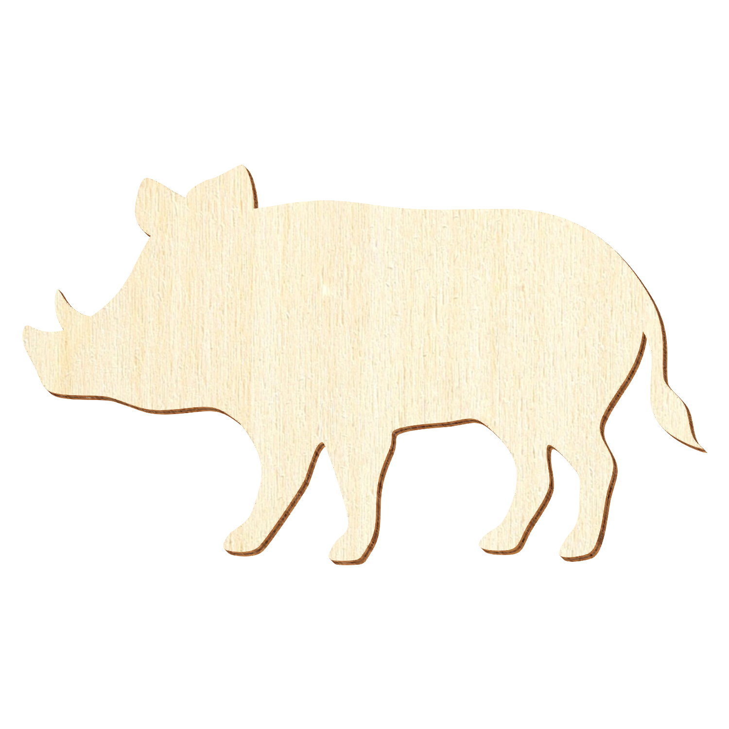 Wildschwein Holz Zuschnitt 3-50cm