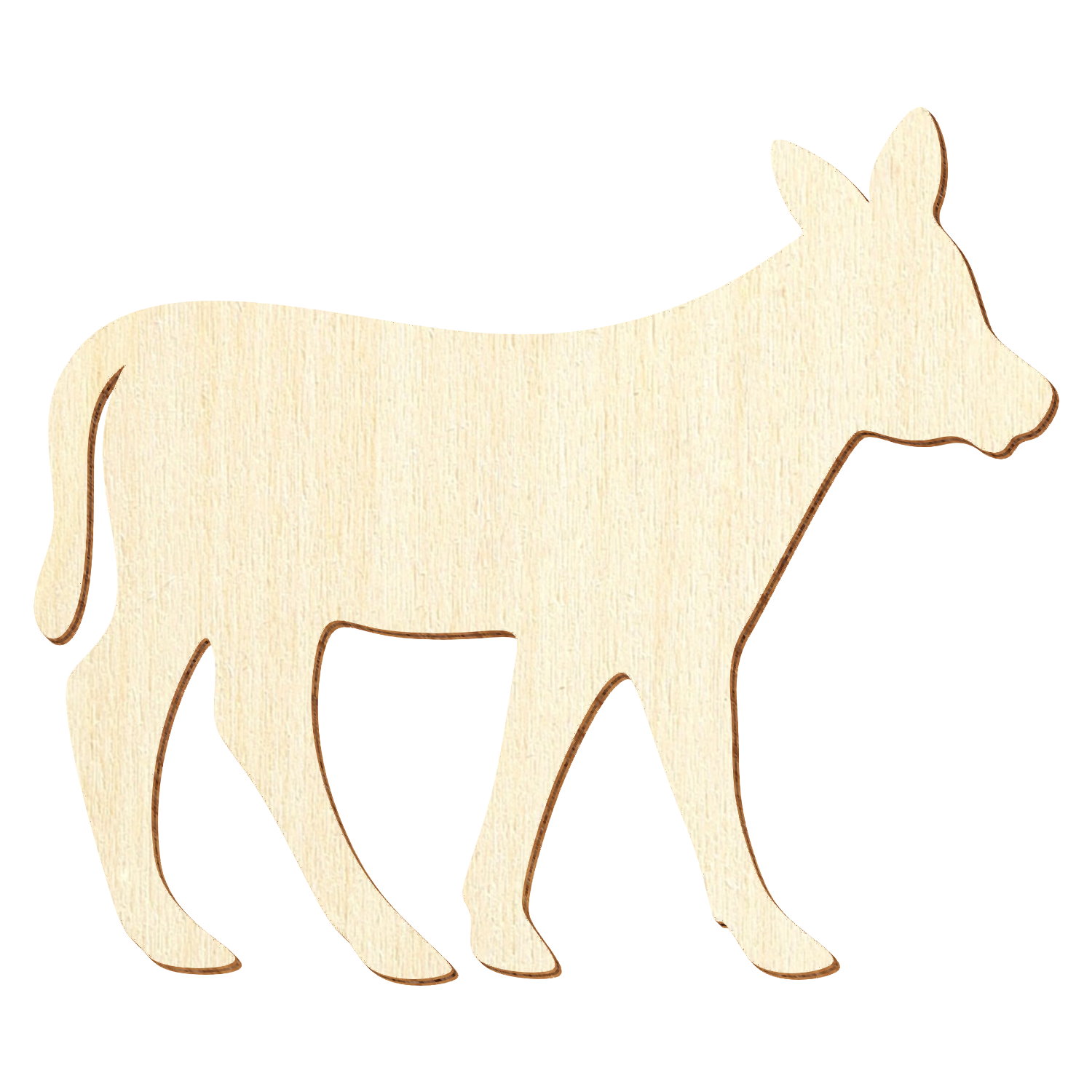 Kalb, Kälbchen V1 Holz Zuschnitt 3-50cm