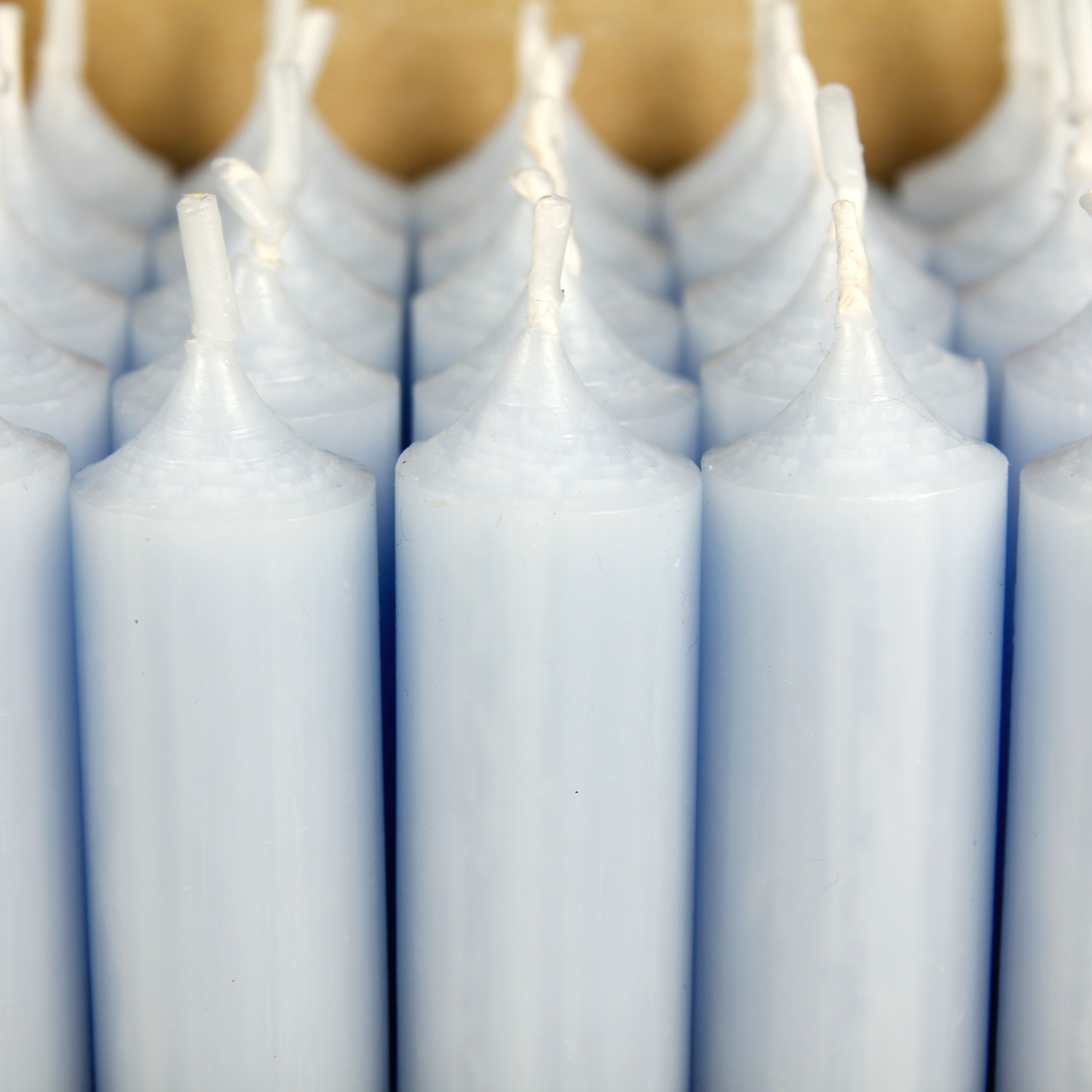 Stabkerzen 100 x 22mm Pastell-Blau