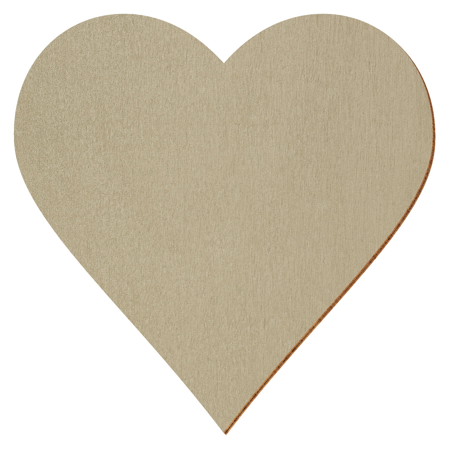 Herzen Bronze Holz Zuschnitt 5-40cm