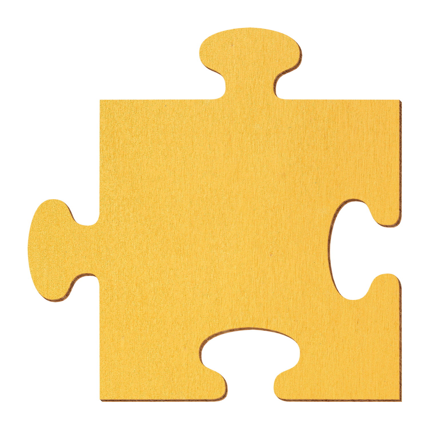 Puzzle Holz Zuschnitt Gold 5-50cm