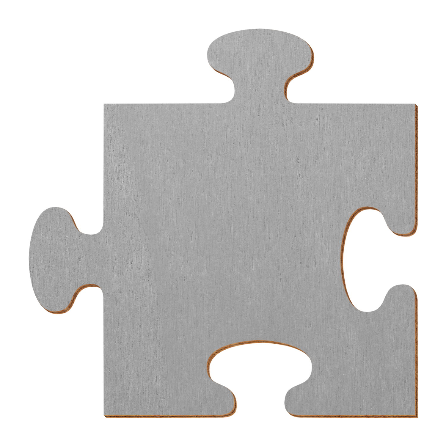 Puzzle Holz Zuschnitt Grau 5-50cm