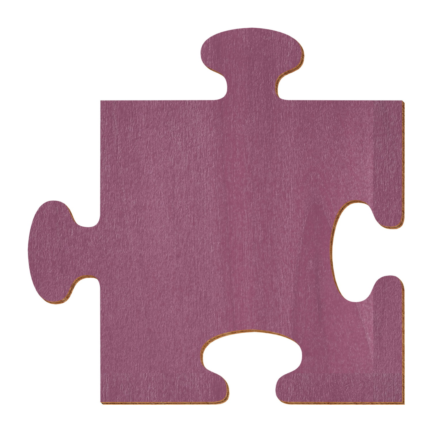 Puzzle Holz Zuschnitt Violett 5-50cm