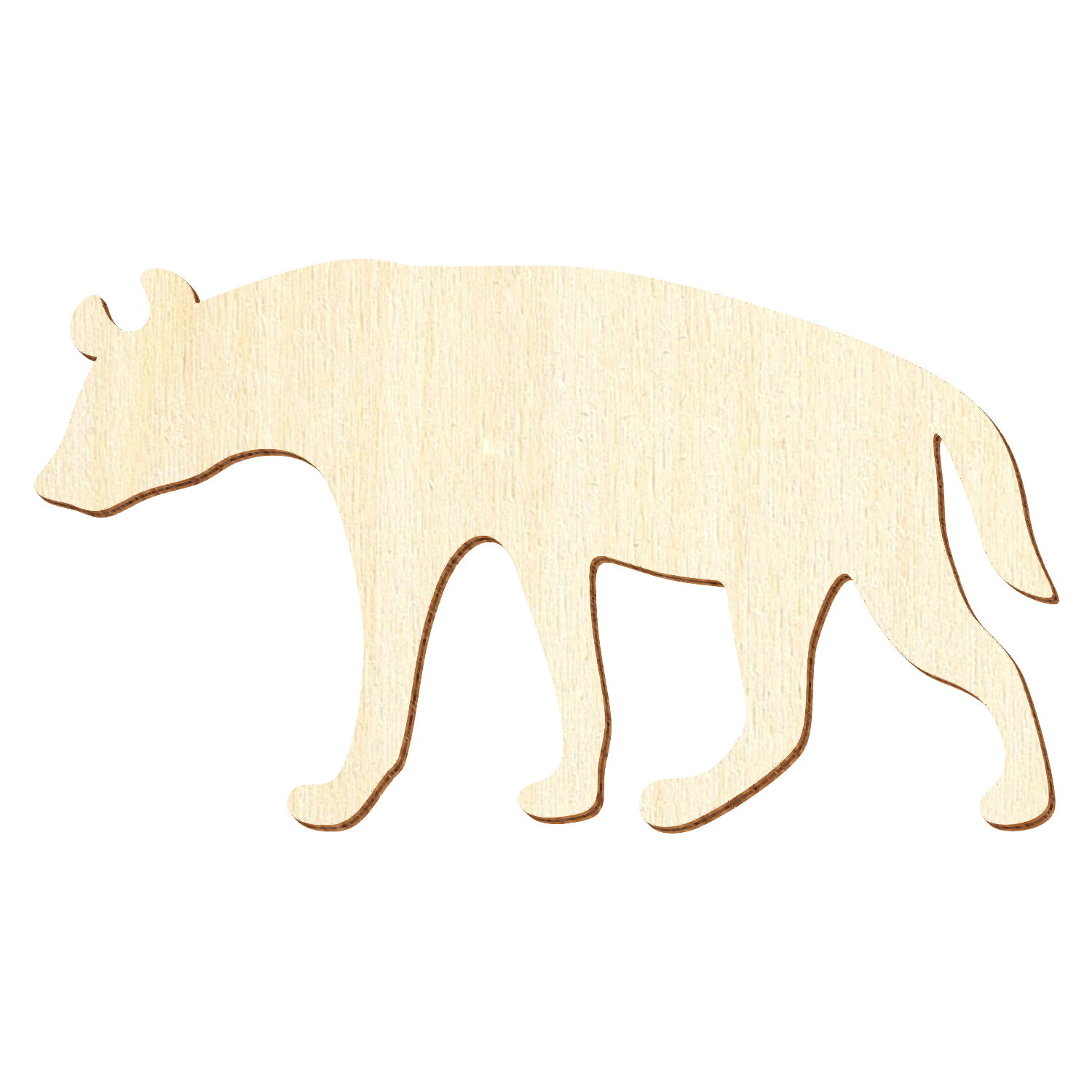 Hyäne Holz Zuschnitt 3-50cm