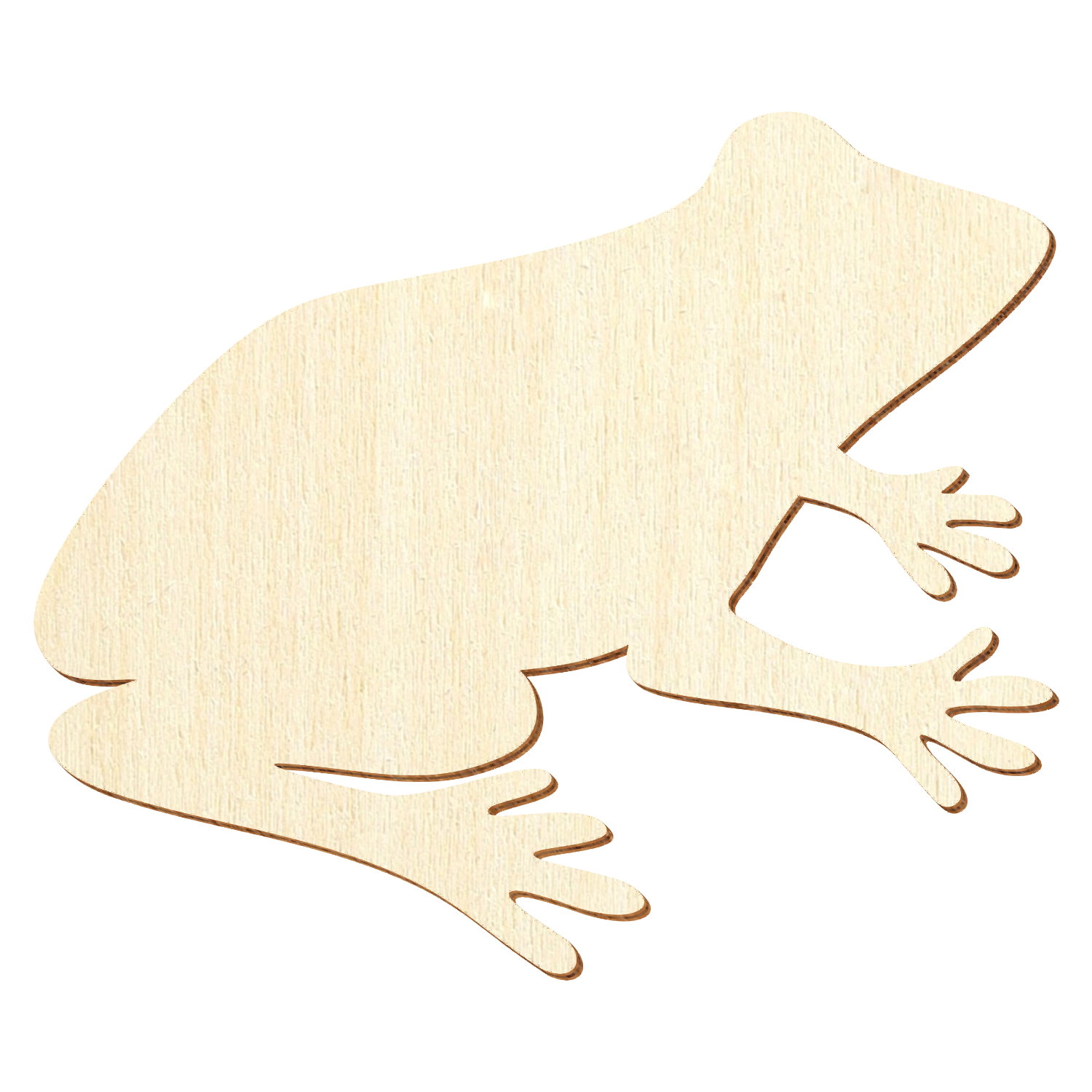 Frosch Holz Zuschnitt 5-50cm