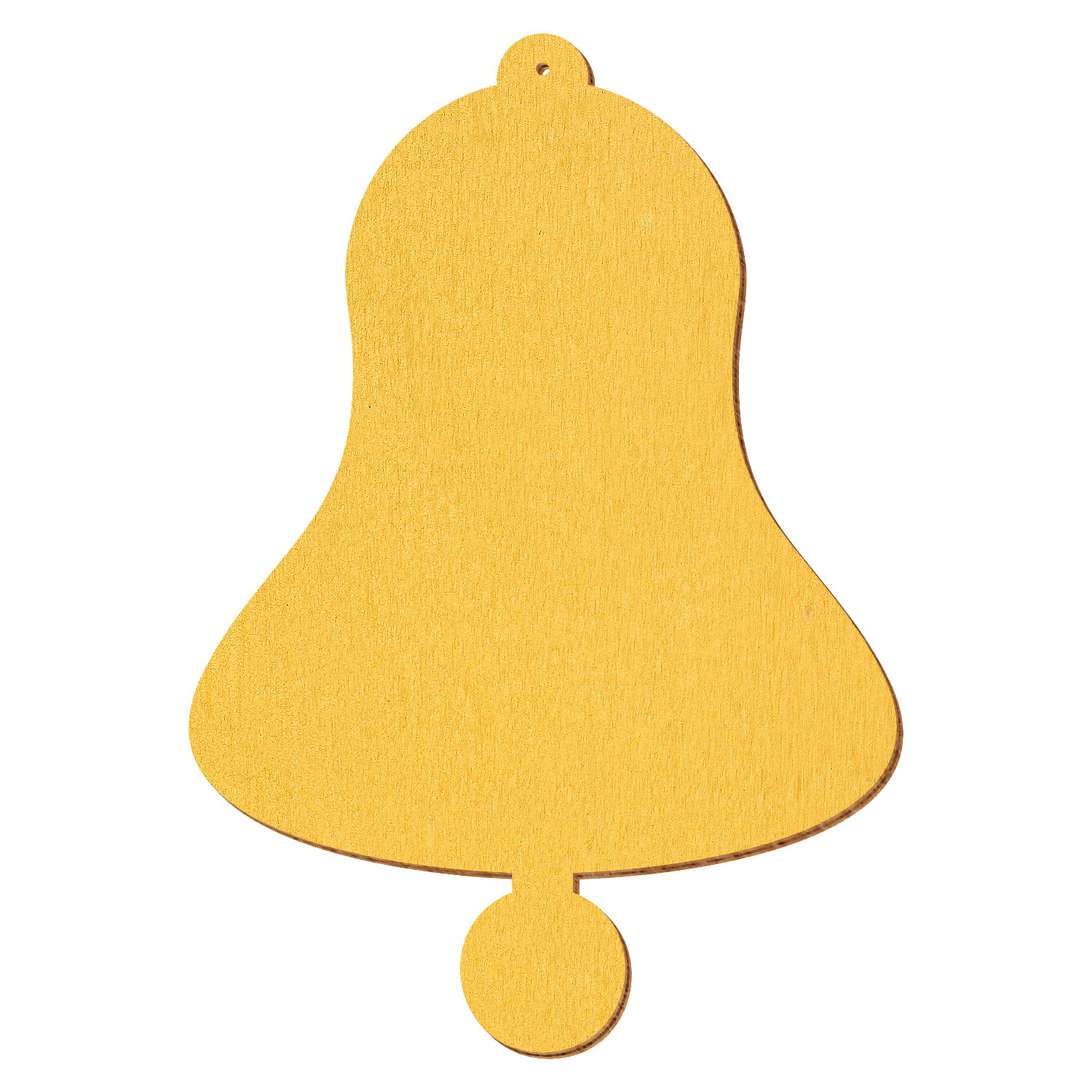 Glocke mit Loch Golden Holz Zuschnitt 3-50cm