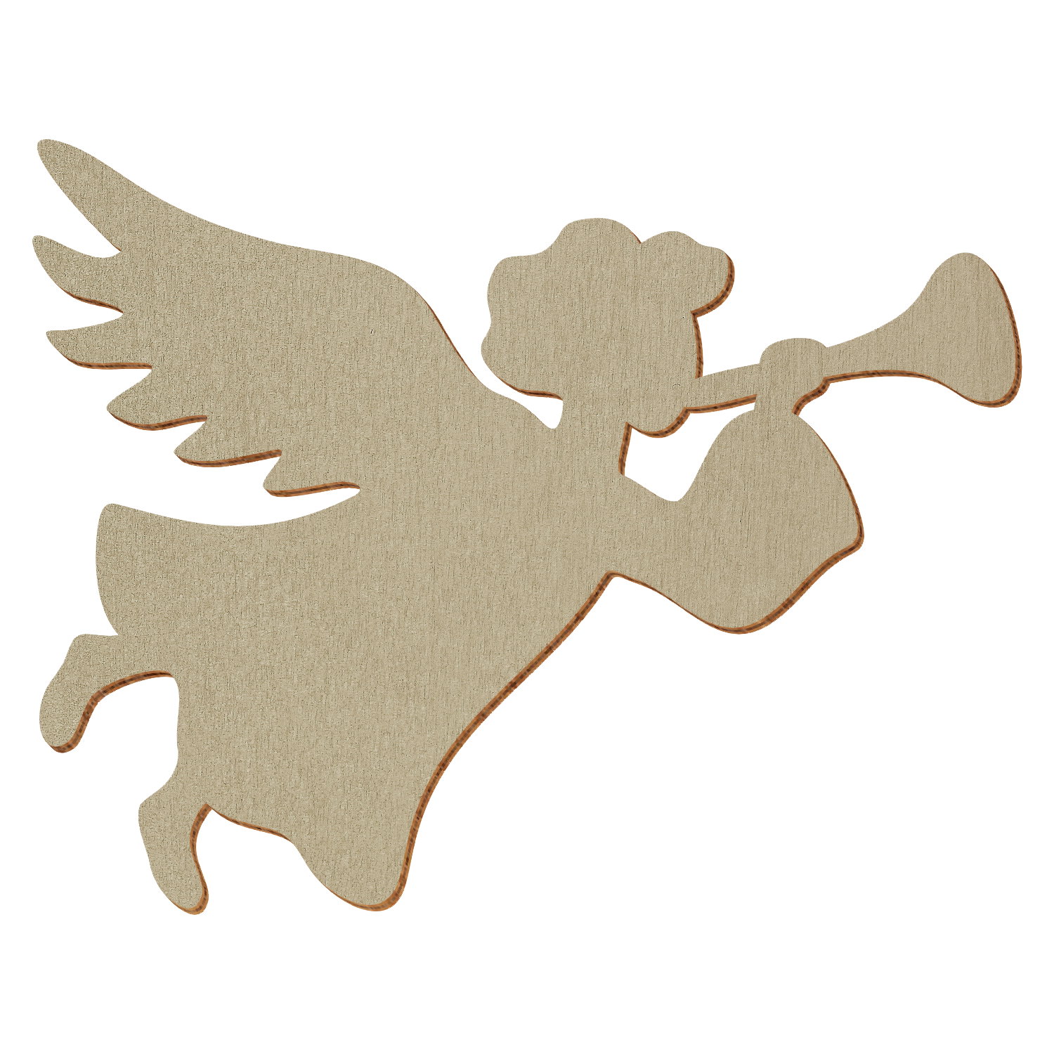 Weihnachtsengel Bronze Holz Zuschnitt 5-50cm