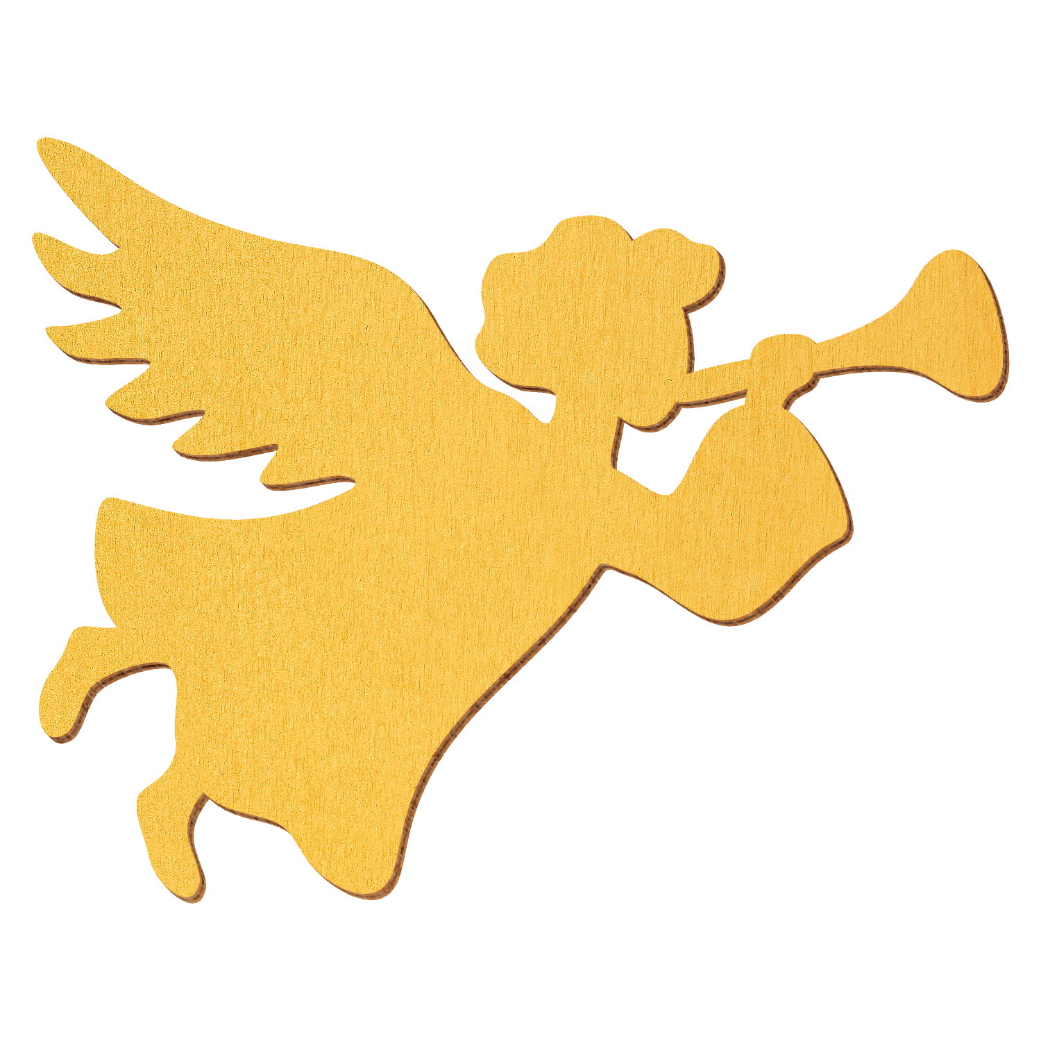 Weihnachtsengel golden Holz Zuschnitt 5-50cm