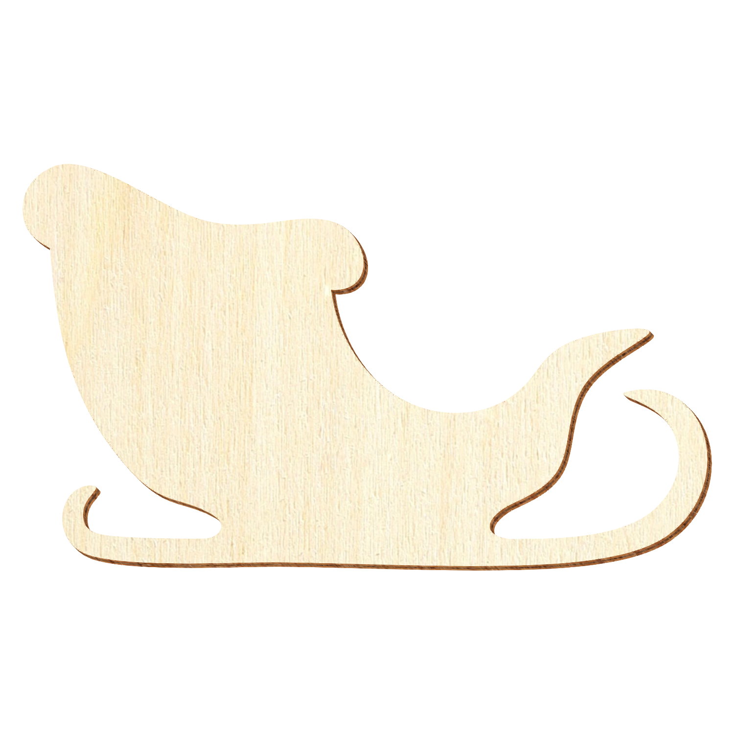 Weihnachtsmann Schlitten Holz Zuschnitt 5-50cm