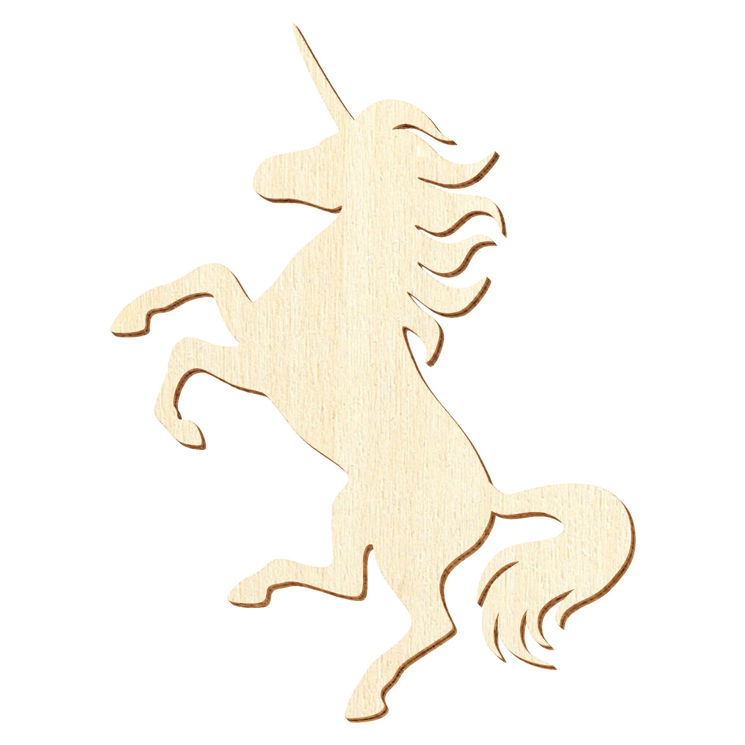 Einhorn Holz Zuschnitt 5-50cm
