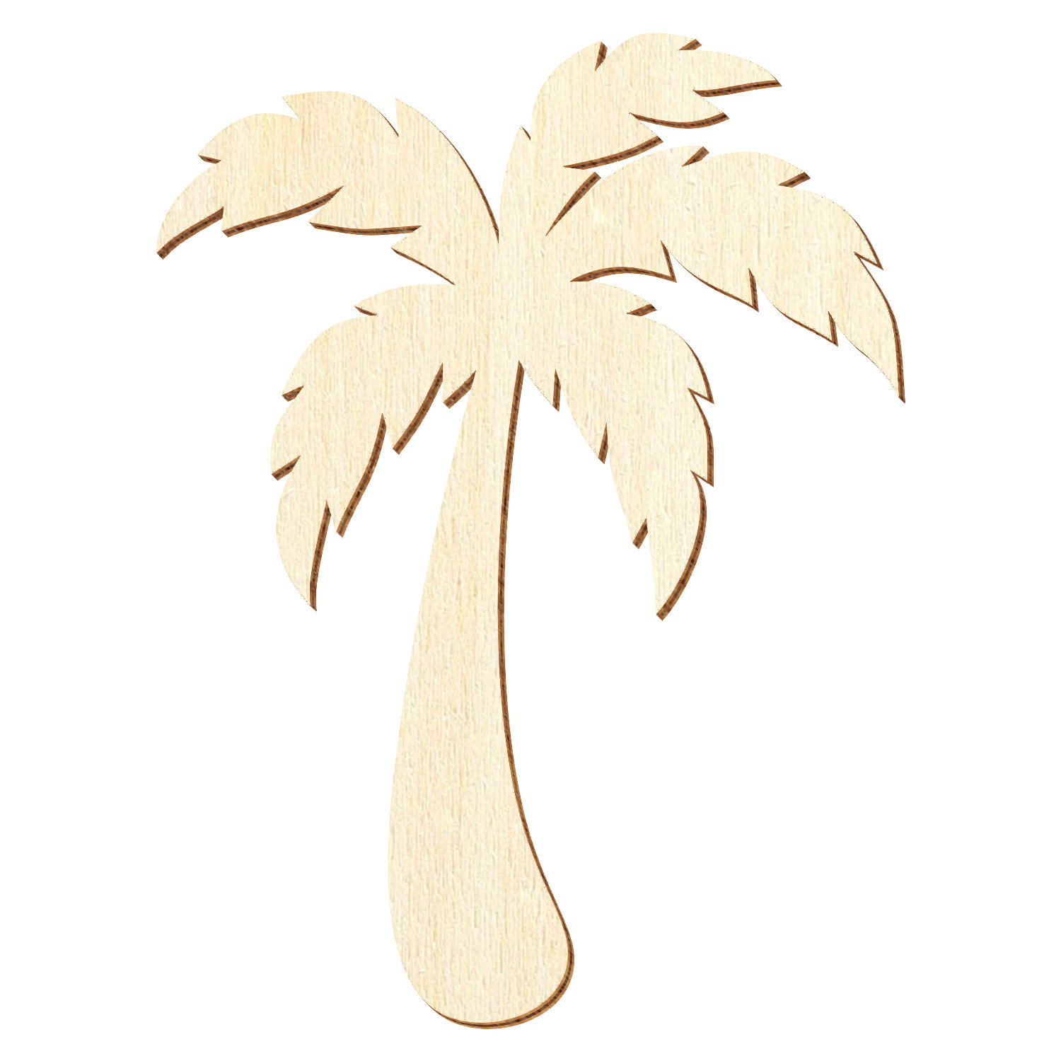 Palme Holz Zuschnitt 3-50cm