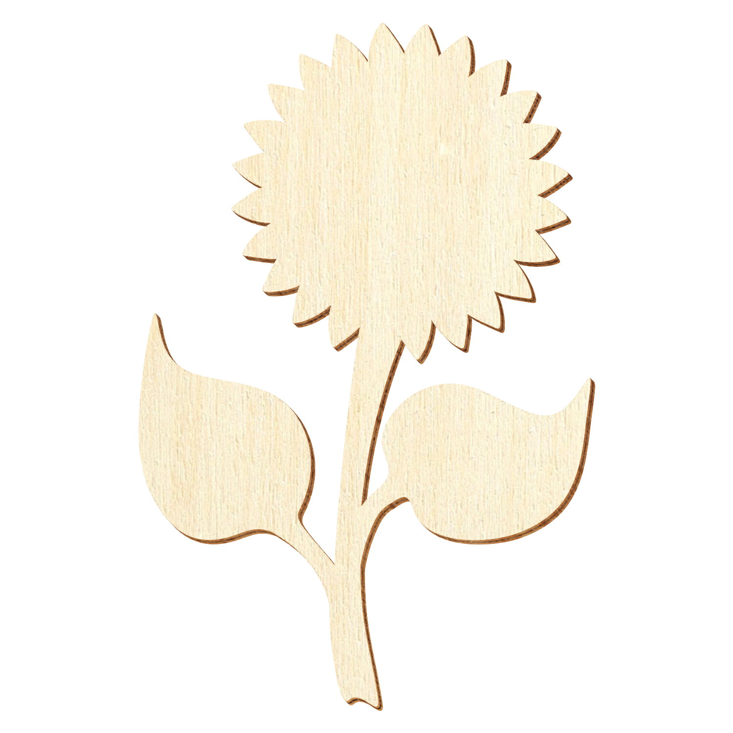 Sonnenblume Holz Zuschnitt 3-50cm