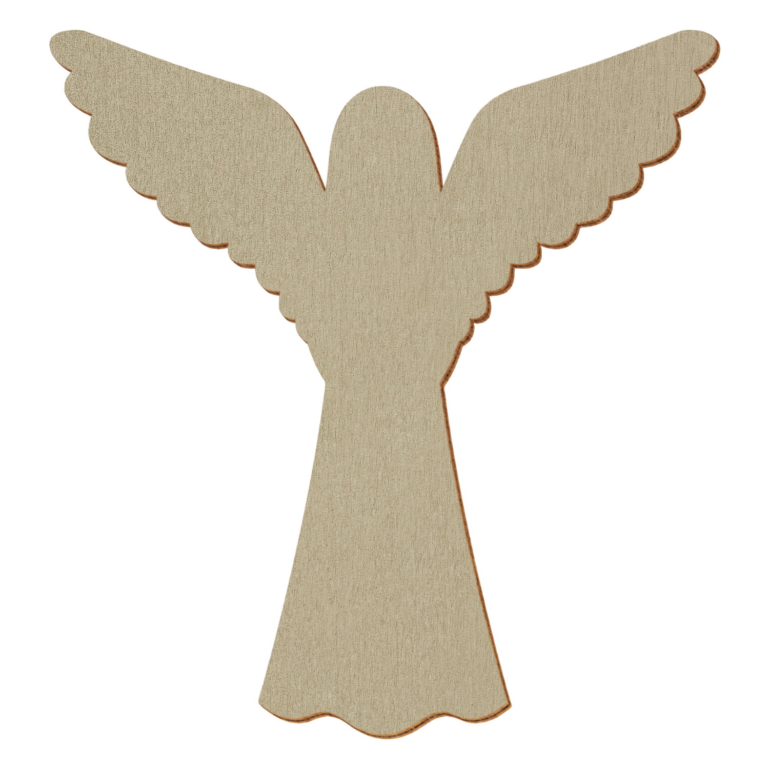 Engel Bronze Holz Zuschnitt 3-50cm