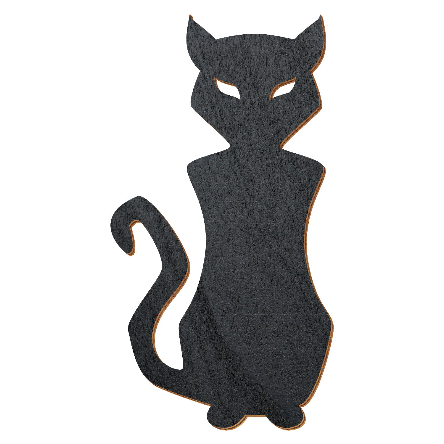 Halloween Katze Schwarz Holz Zuschnitt 5-50cm