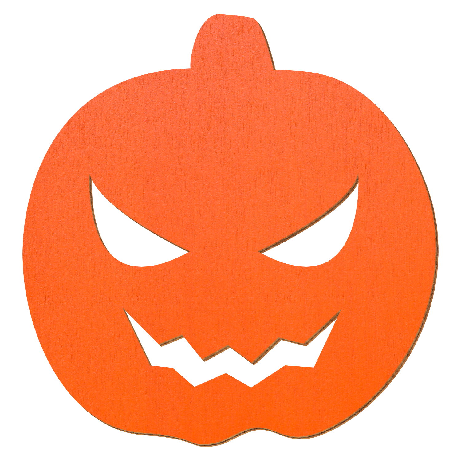 Halloween Kürbis V1 Orange Holz Zuschnitt 5-50cm