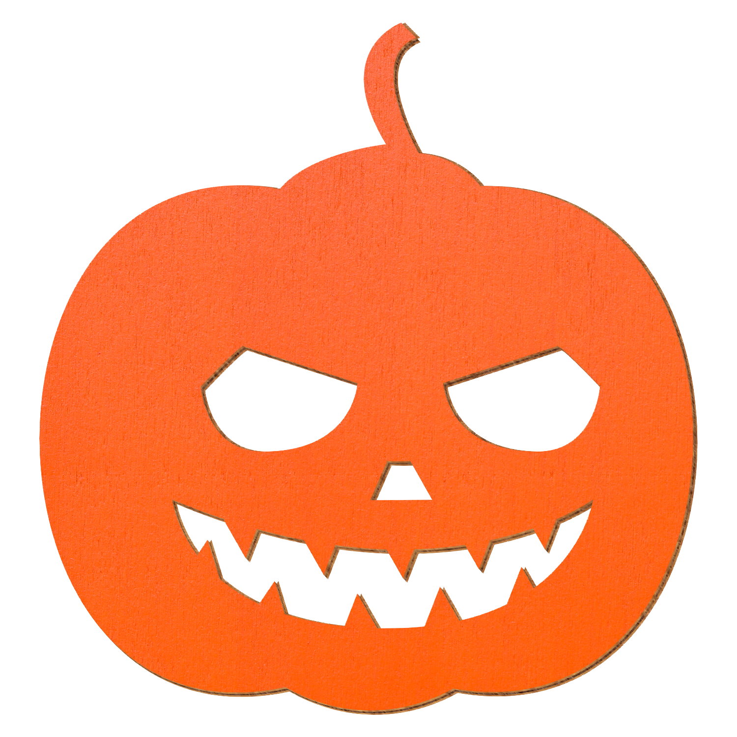 Halloween Kürbis V3 Orange Holz Zuschnitt 5-50cm