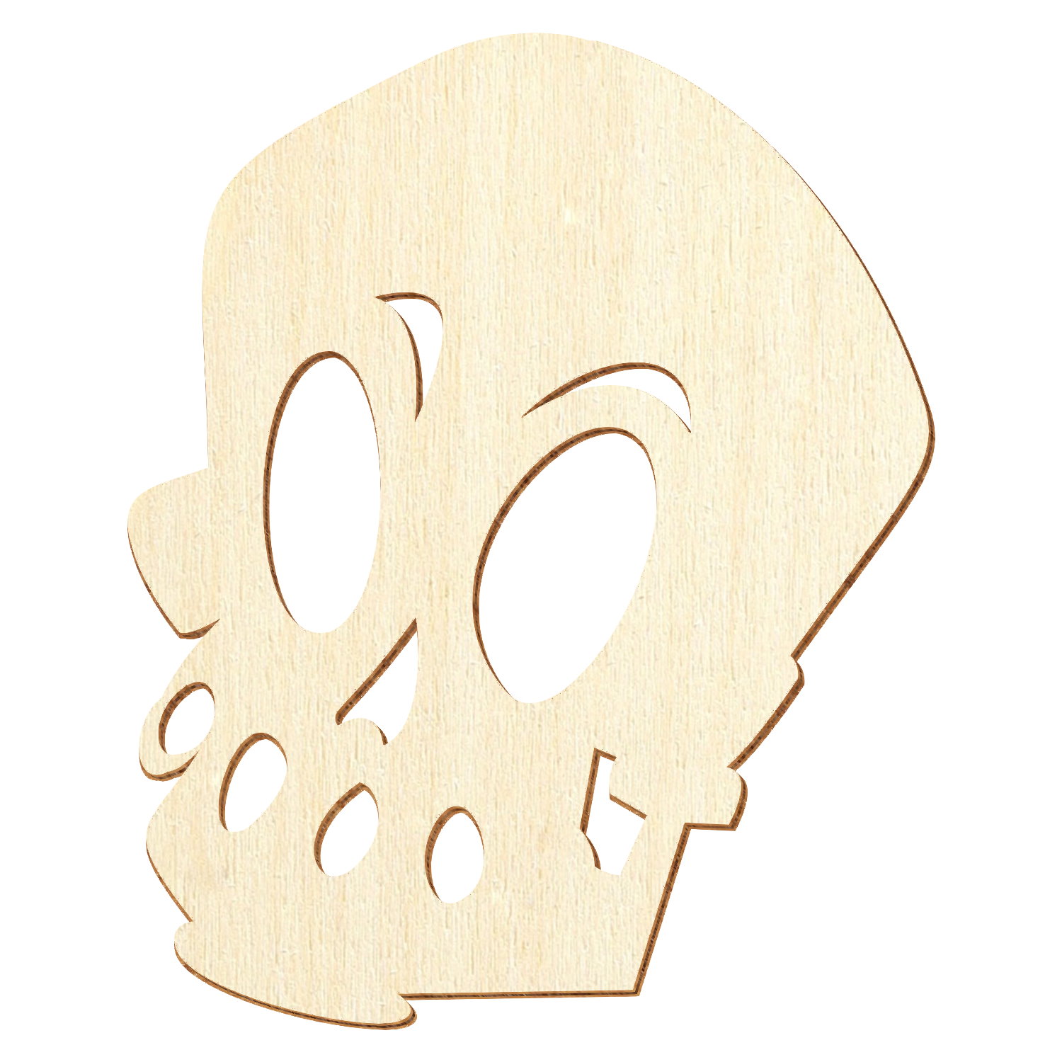 Halloween Totenschädel Holz Zuschnitt 5-50cm