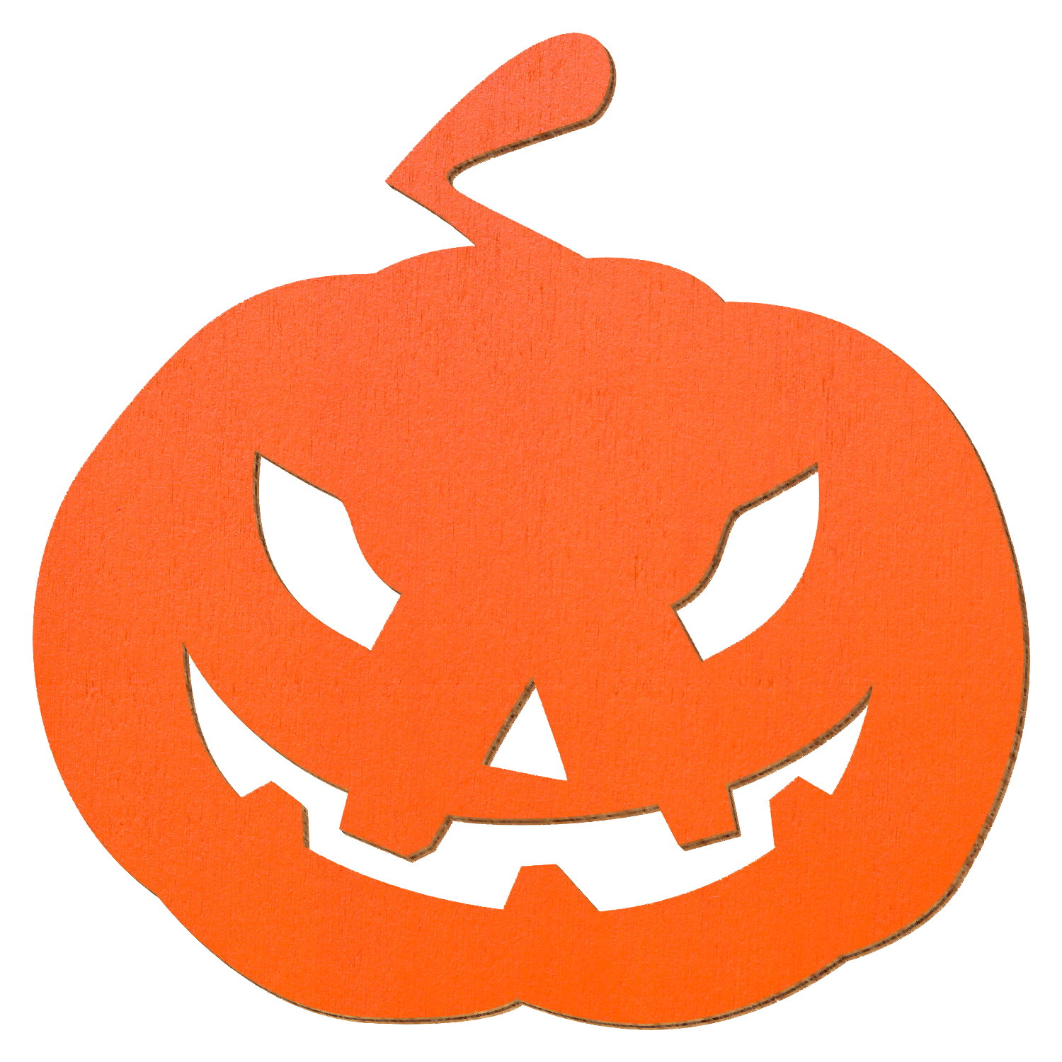 Halloween Kürbis V4 Orange Holz Zuschnitt 5-50cm