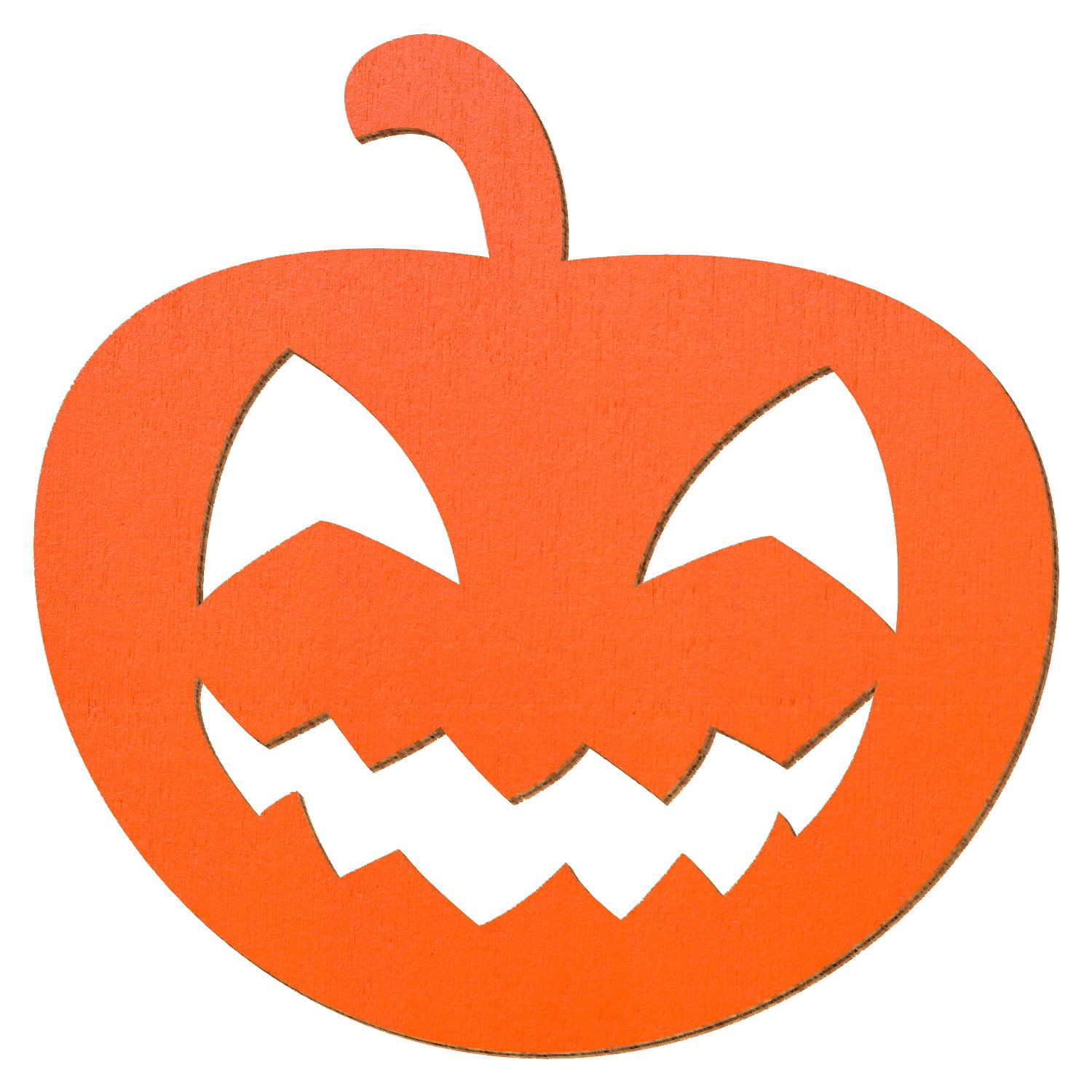 Halloween Kürbis V2 Orange Holz Zuschnitt 5-50cm
