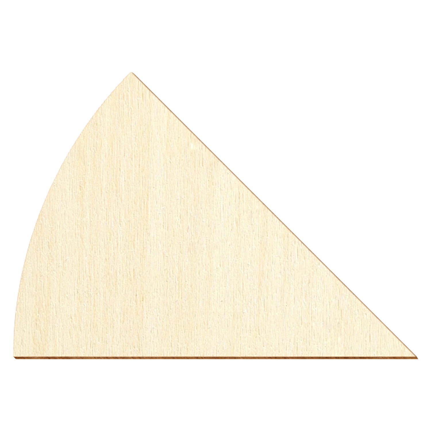 1/8 Kreis Holz Zuschnitt 3-50cm