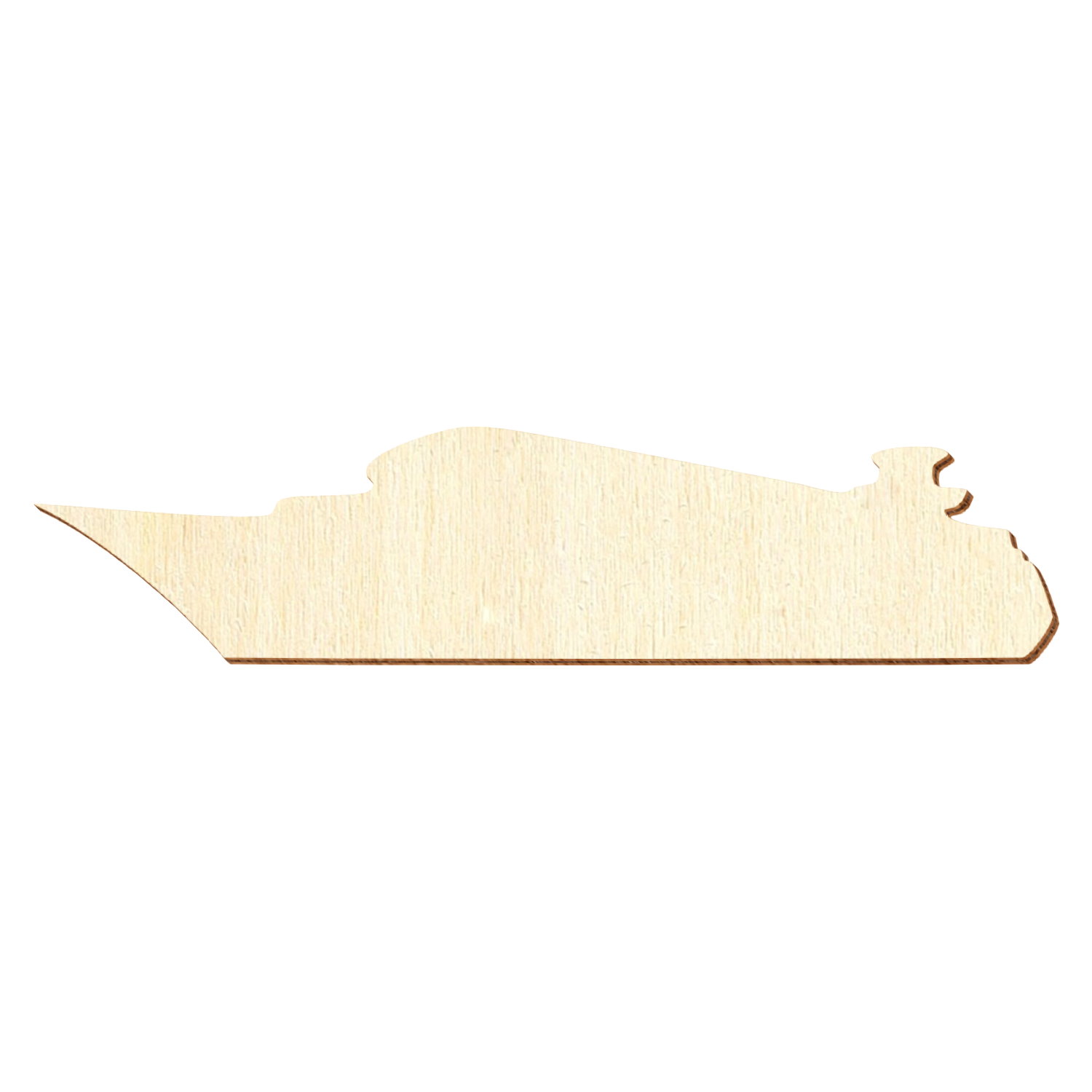 Motoryacht V1 Holz Zuschnitt 3-50cm